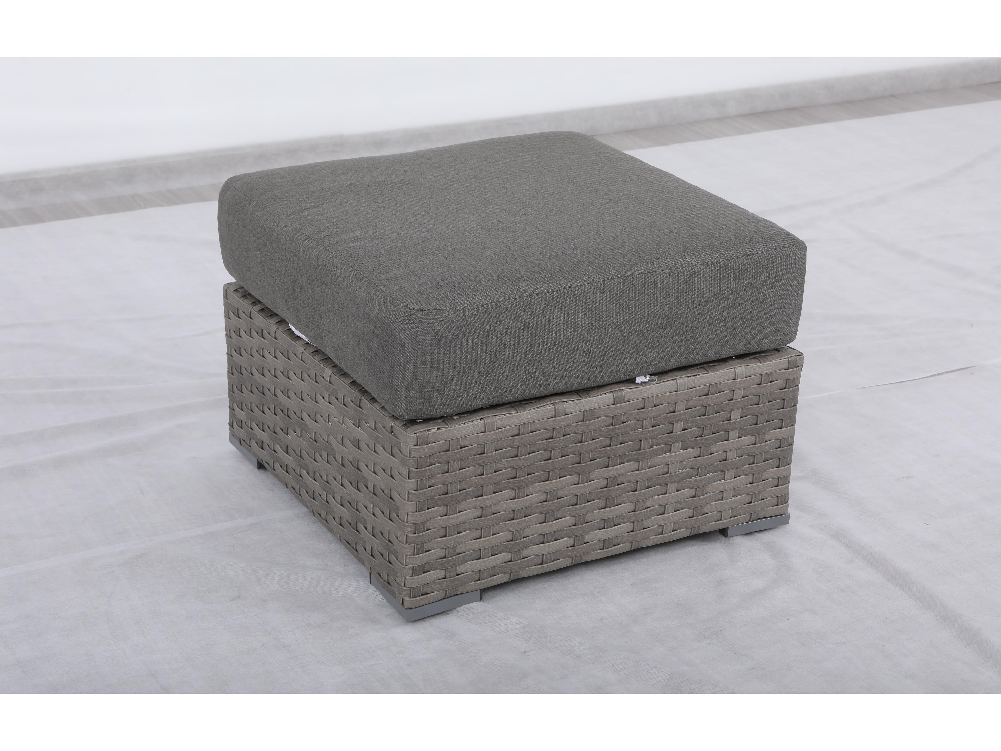 Teva Bali Wicker Outdoor Ottoman