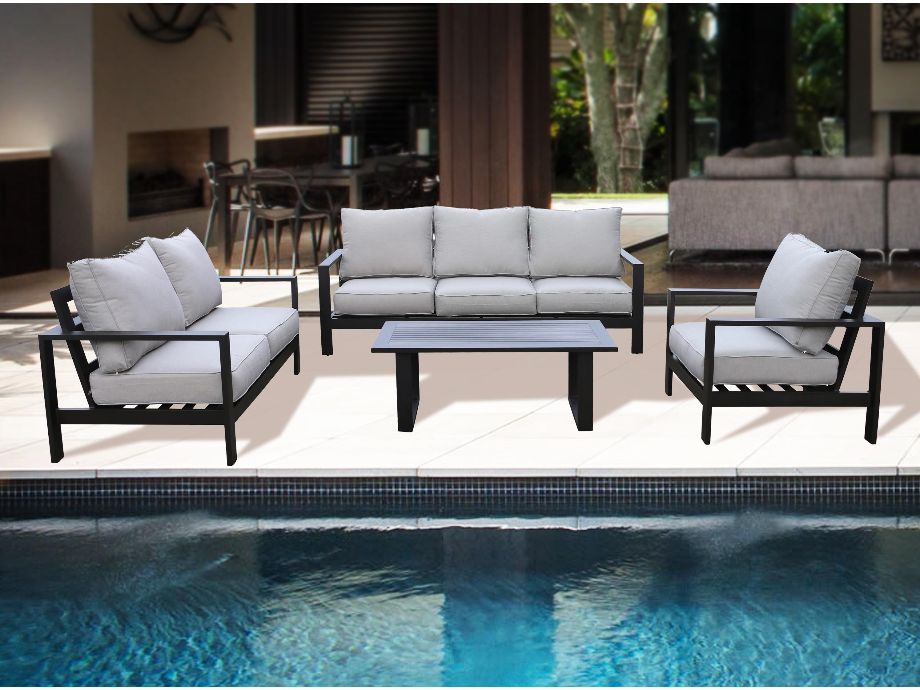 Teva Atlantis Aluminum Deep Seating Set for 6