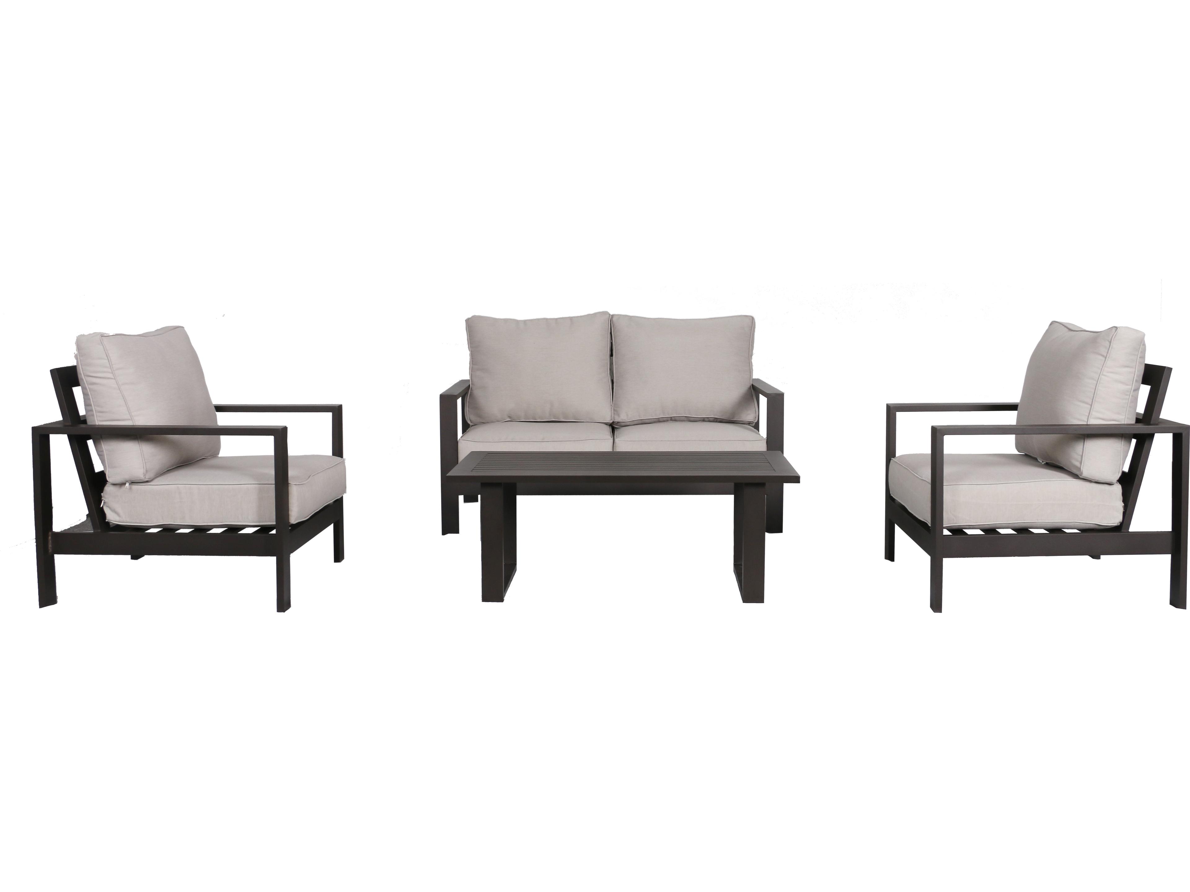 Teva Atlantis Aluminum Loveseat and Club Chair Set