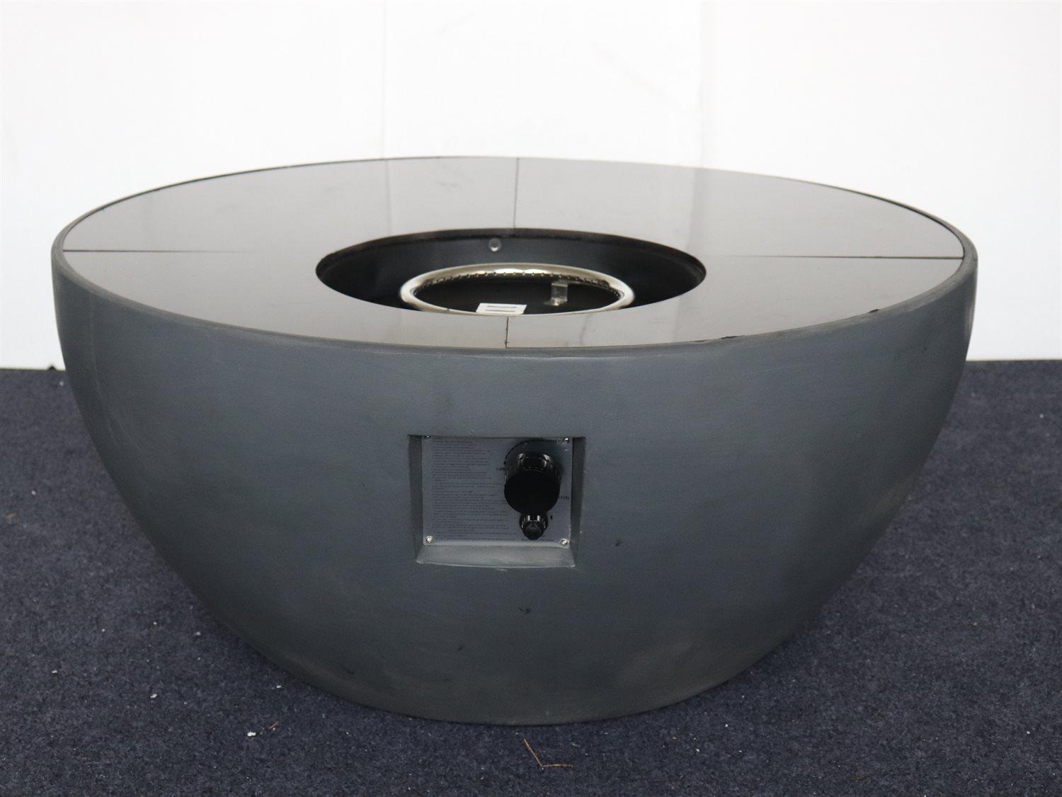 Teva Baja Porcelain and Concrete Round Fire Pit