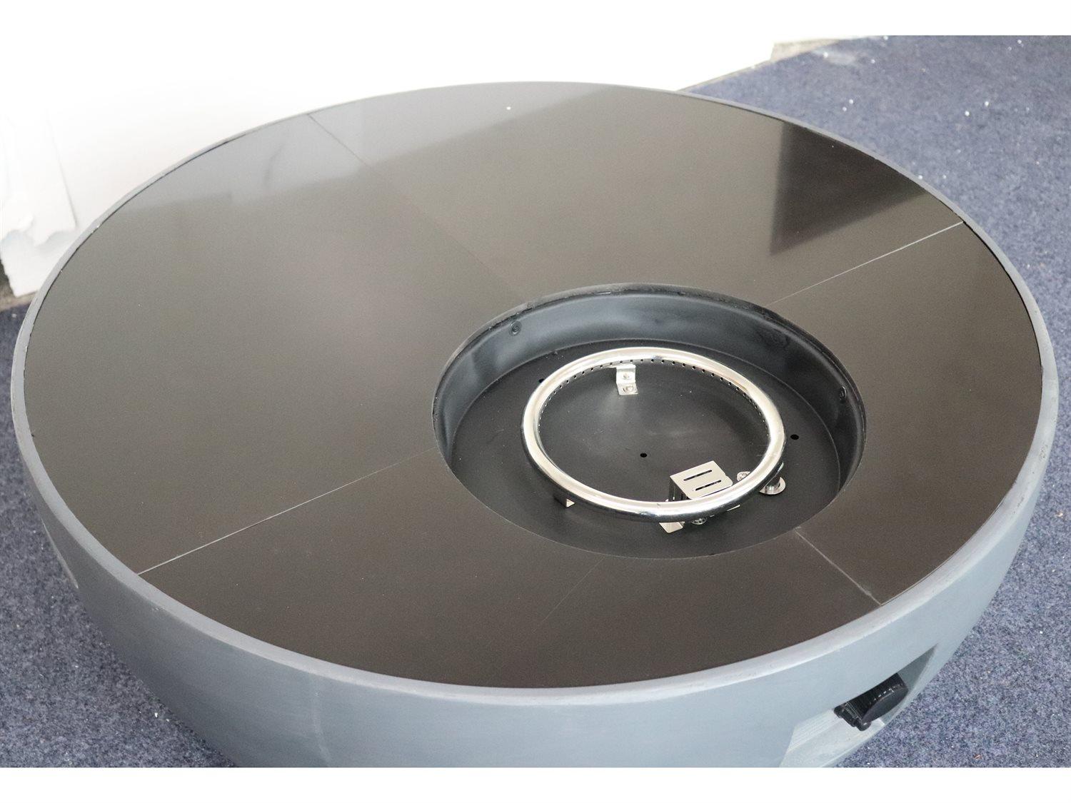 Teva Baja Porcelain and Concrete Round Fire Pit