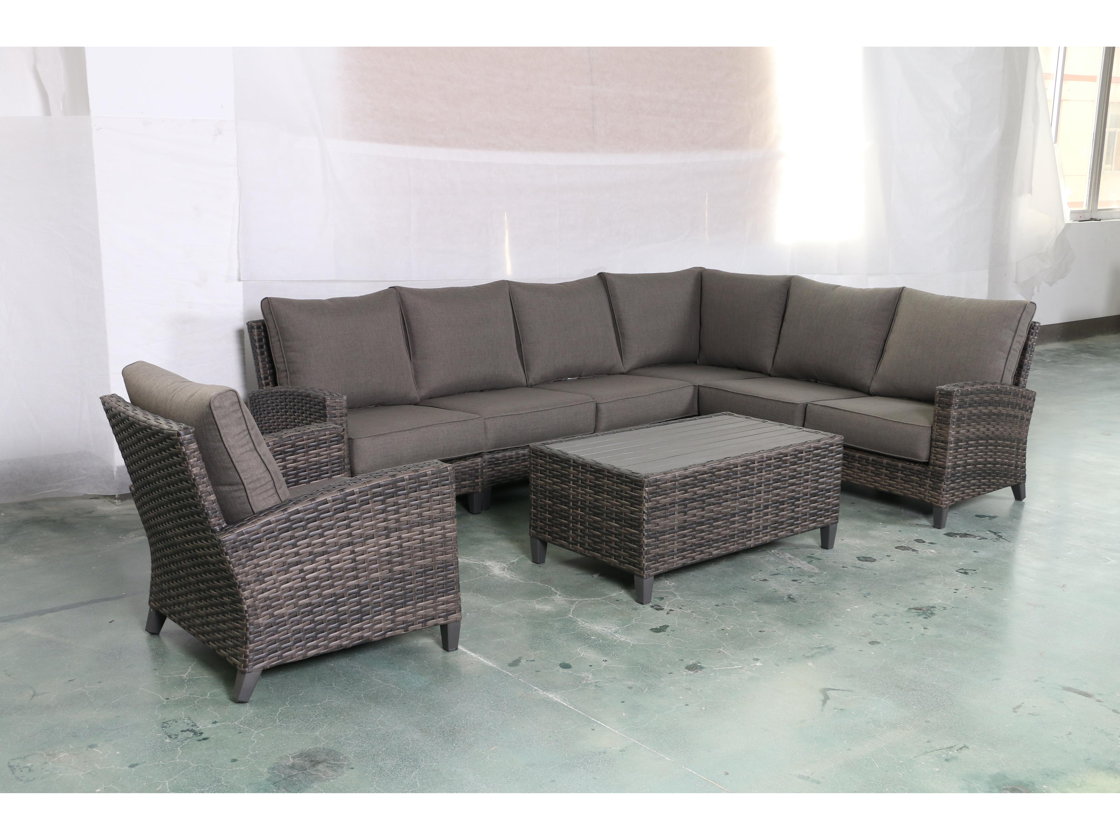 Teva Barbados 6 Piece Sectional Set with Club Chair