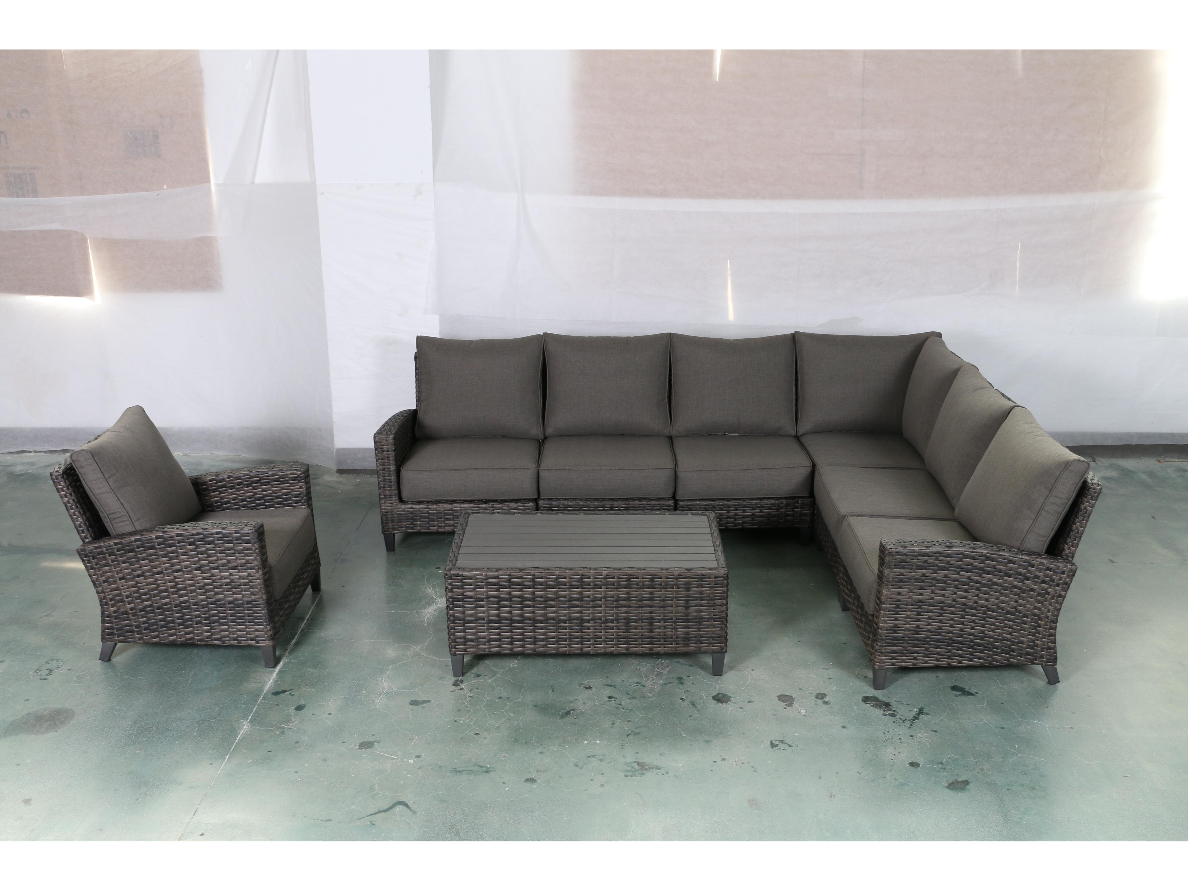 Teva Barbados 6 Piece Sectional Set with Club Chair