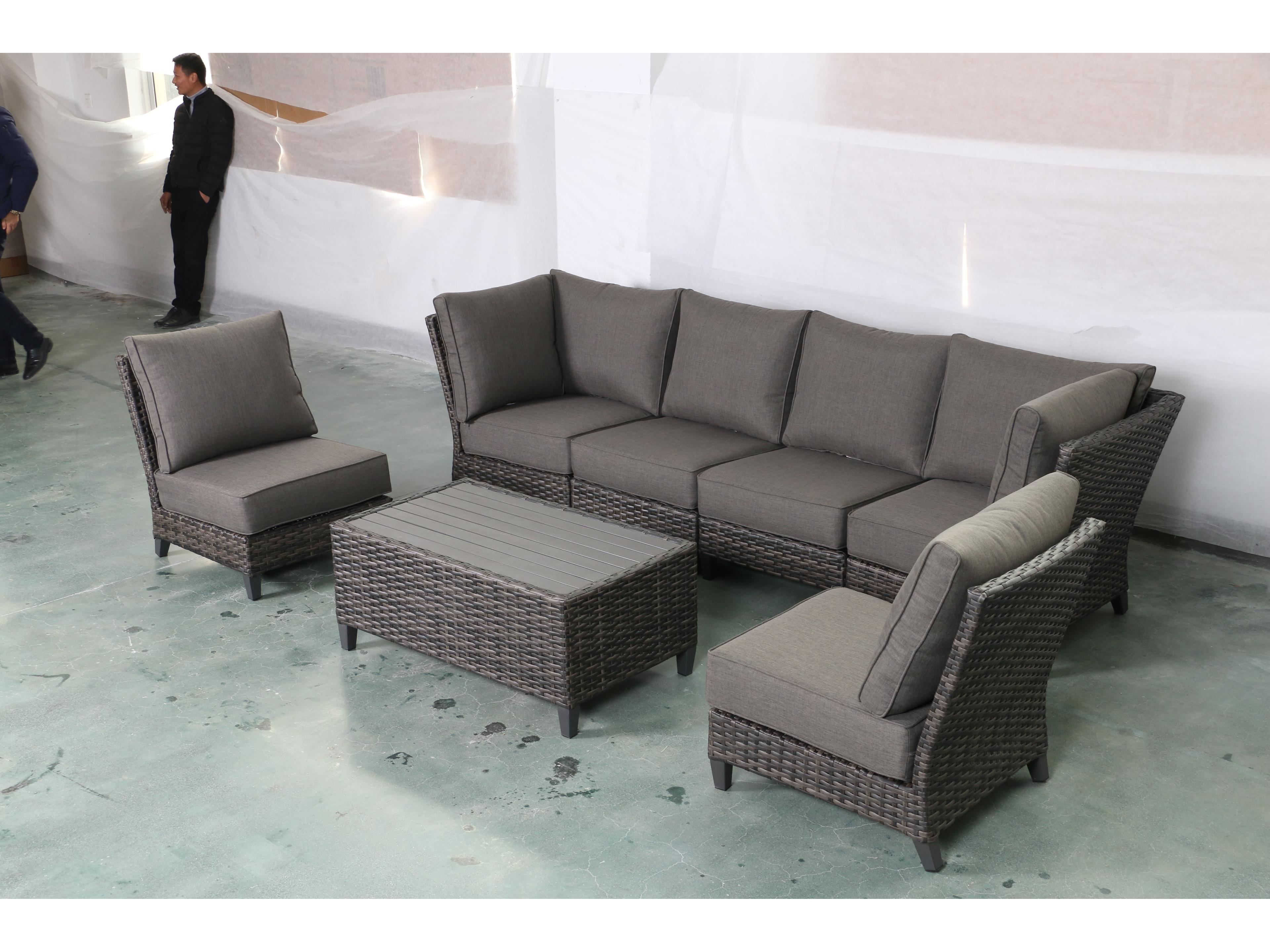 Teva Barbados 6 Piece Sectional Set with 2 Corners
