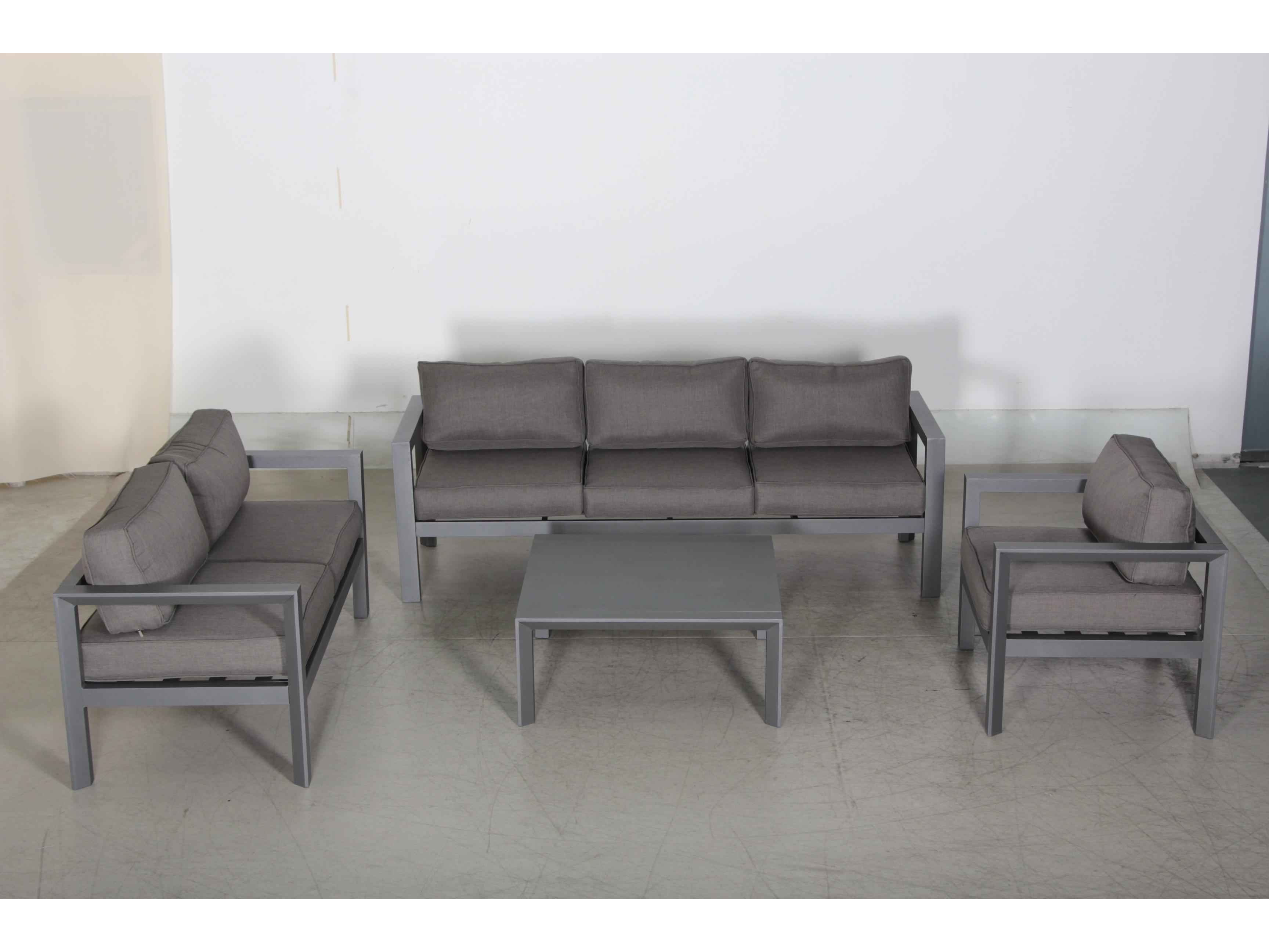 Teva Cabo Aluminum 4 Piece Deep Seating Patio Lounge Set