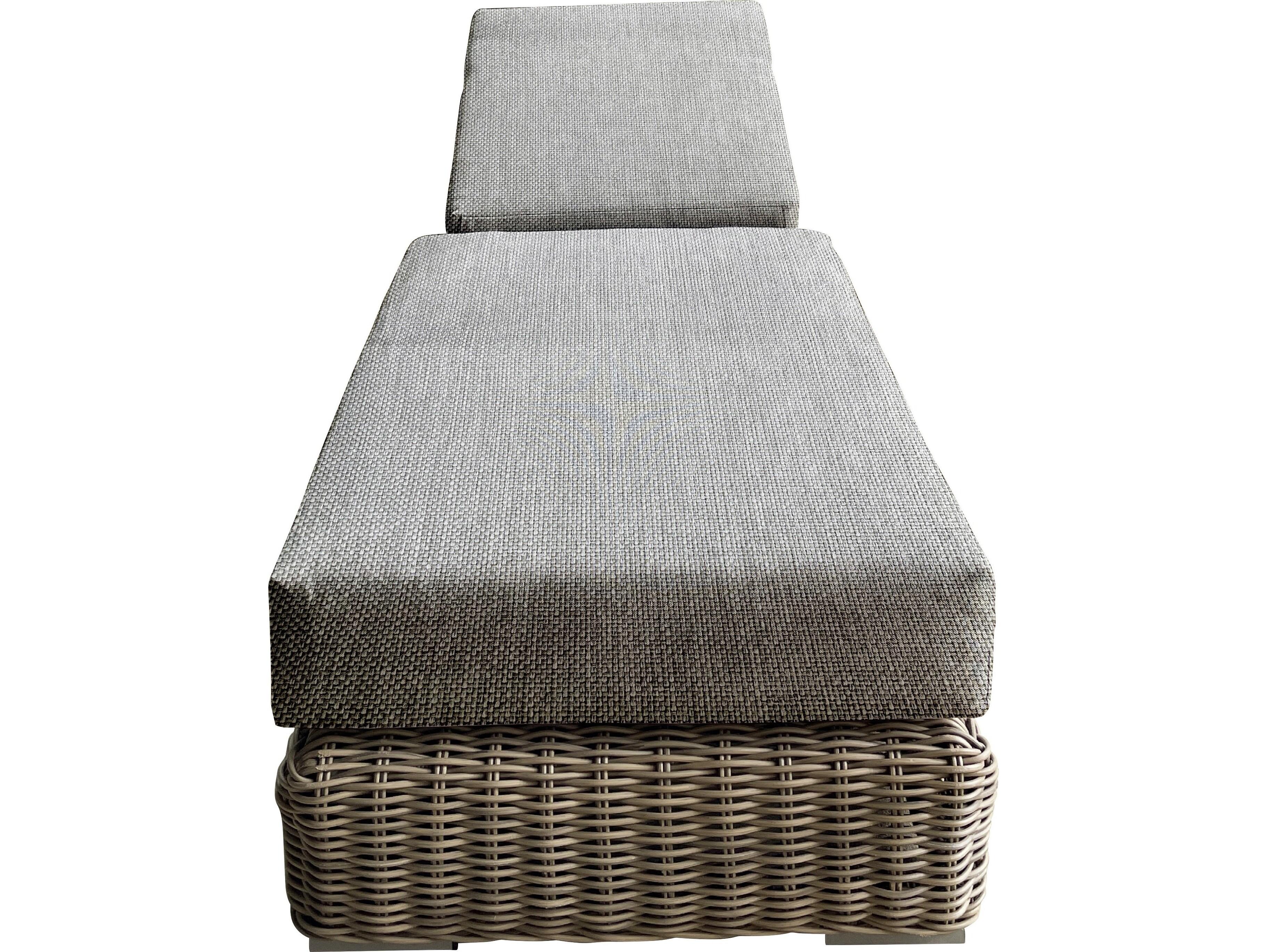 Teva Tulum Wicker Cushion Chaise Lounge