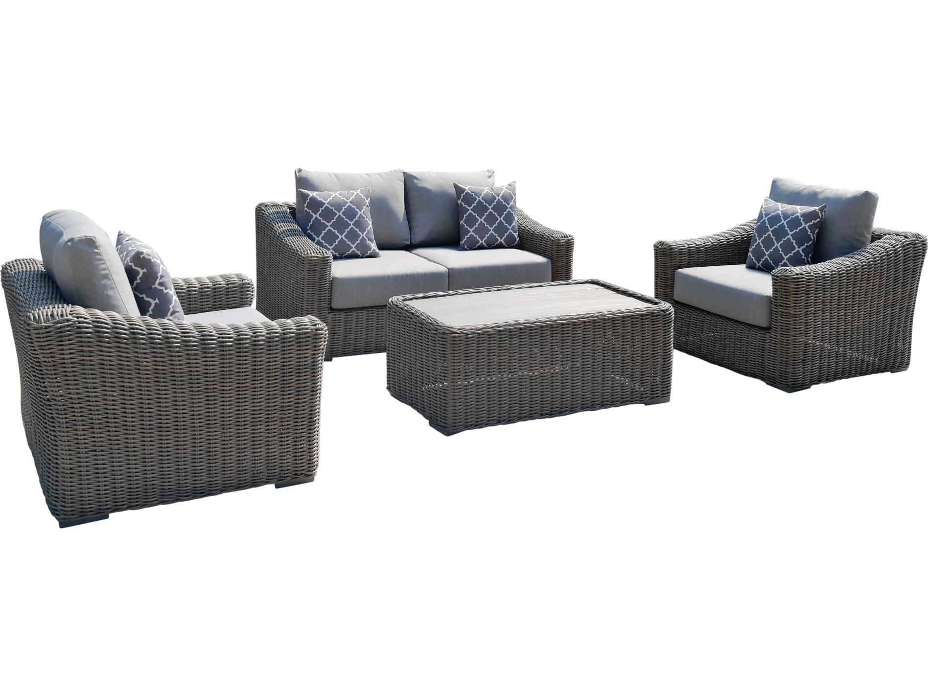 Teva Tulum Wicker Patio Lounge Set