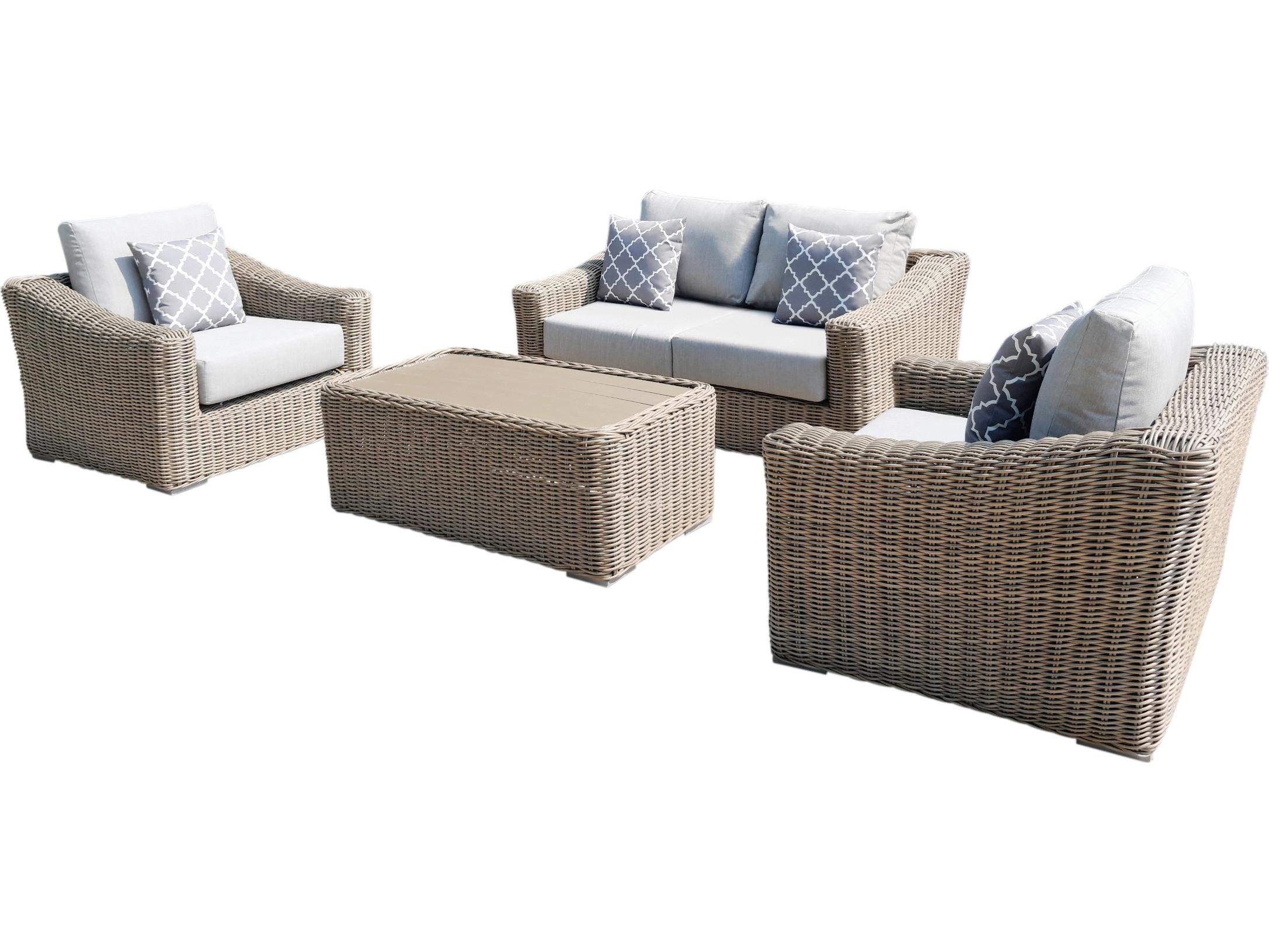 Teva Tulum Wicker Patio Lounge Set