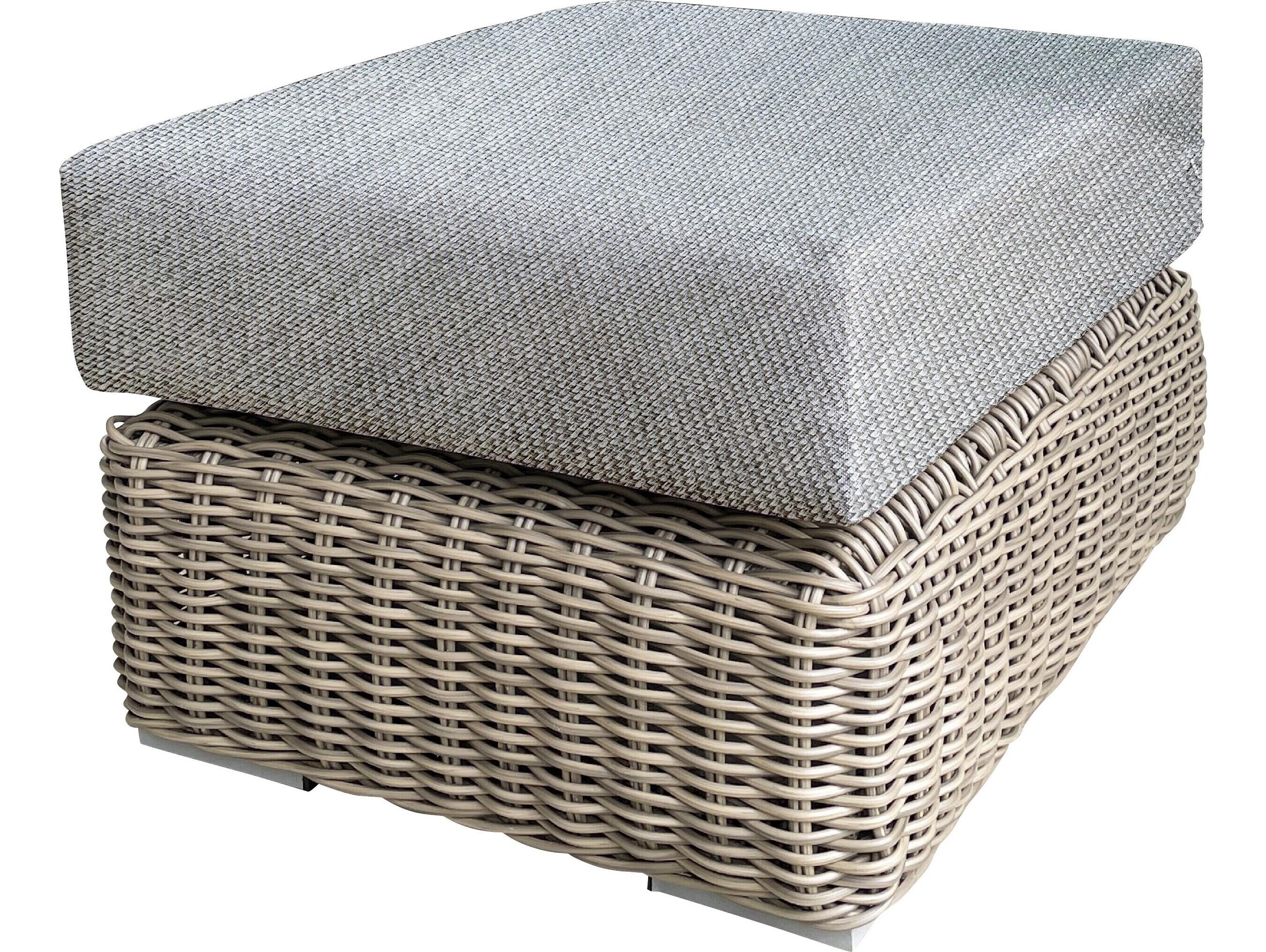Teva Tulum Wicker Cushion Ottoman