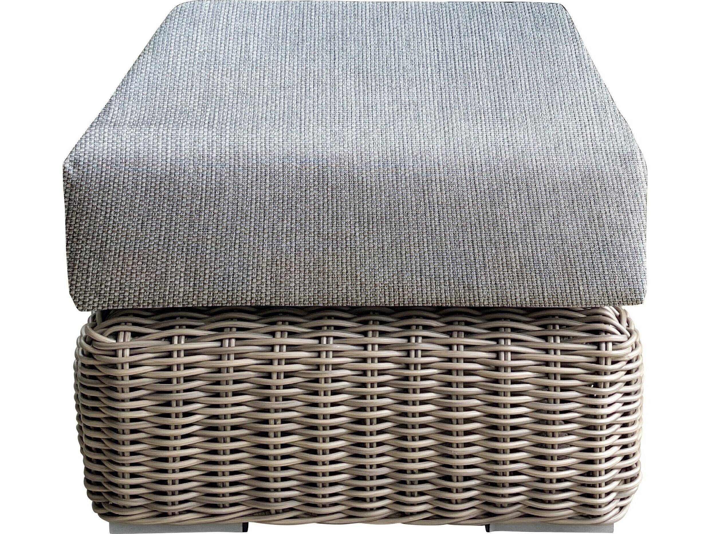 Teva Tulum Wicker Cushion Ottoman