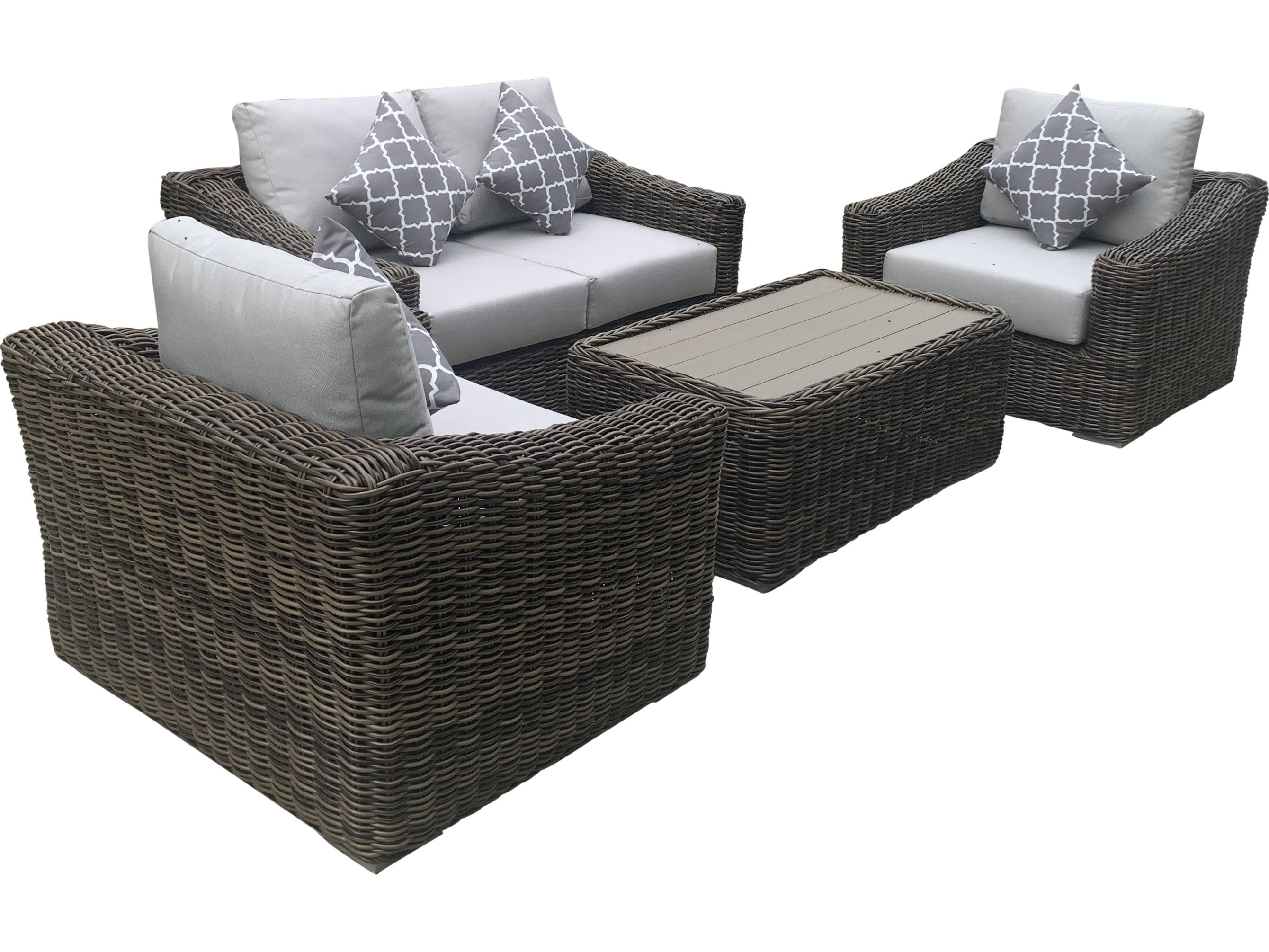Teva Monterey Aluminum Cushion Lounge Set
