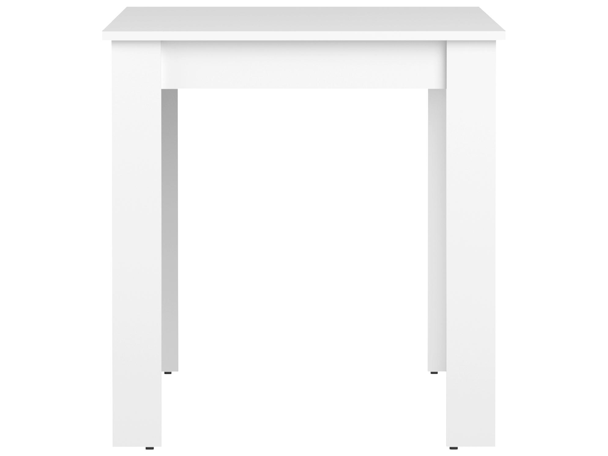 TemaHome Nice Rectangular Wood Melamine White Dining Table