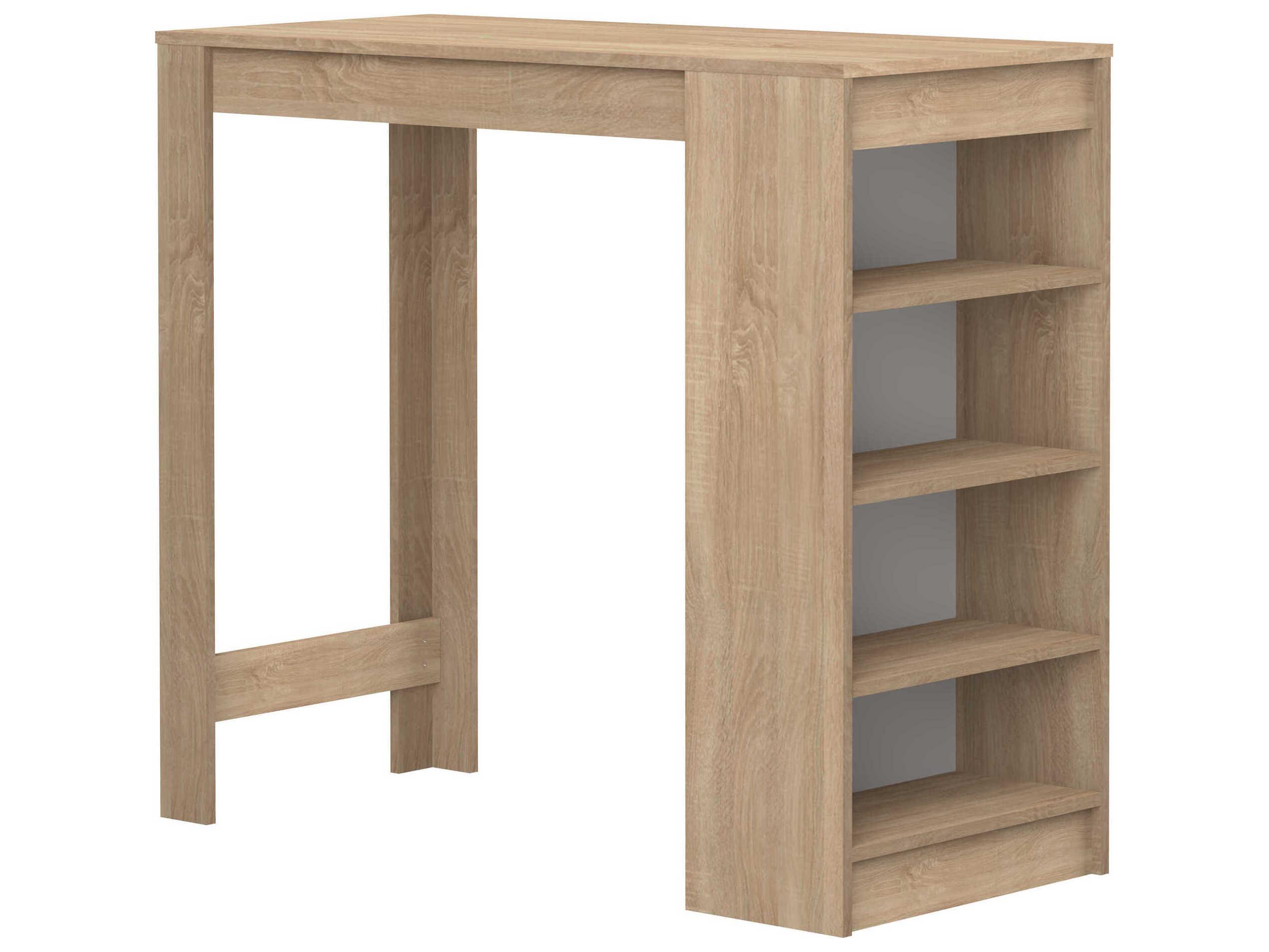 TemaHome Aravis Melamine Natural Oak Rectangular Bar Table