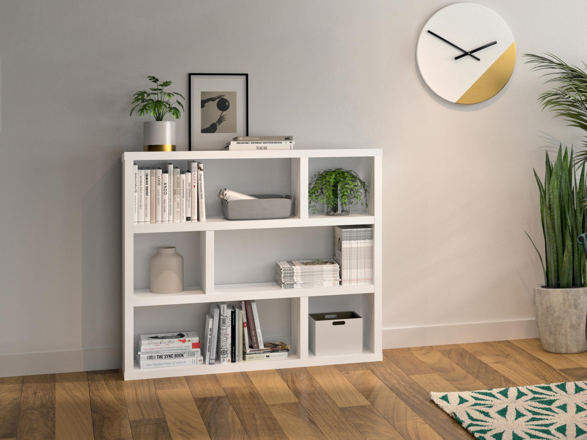 TemaHome Dublin Pure White Bookcase