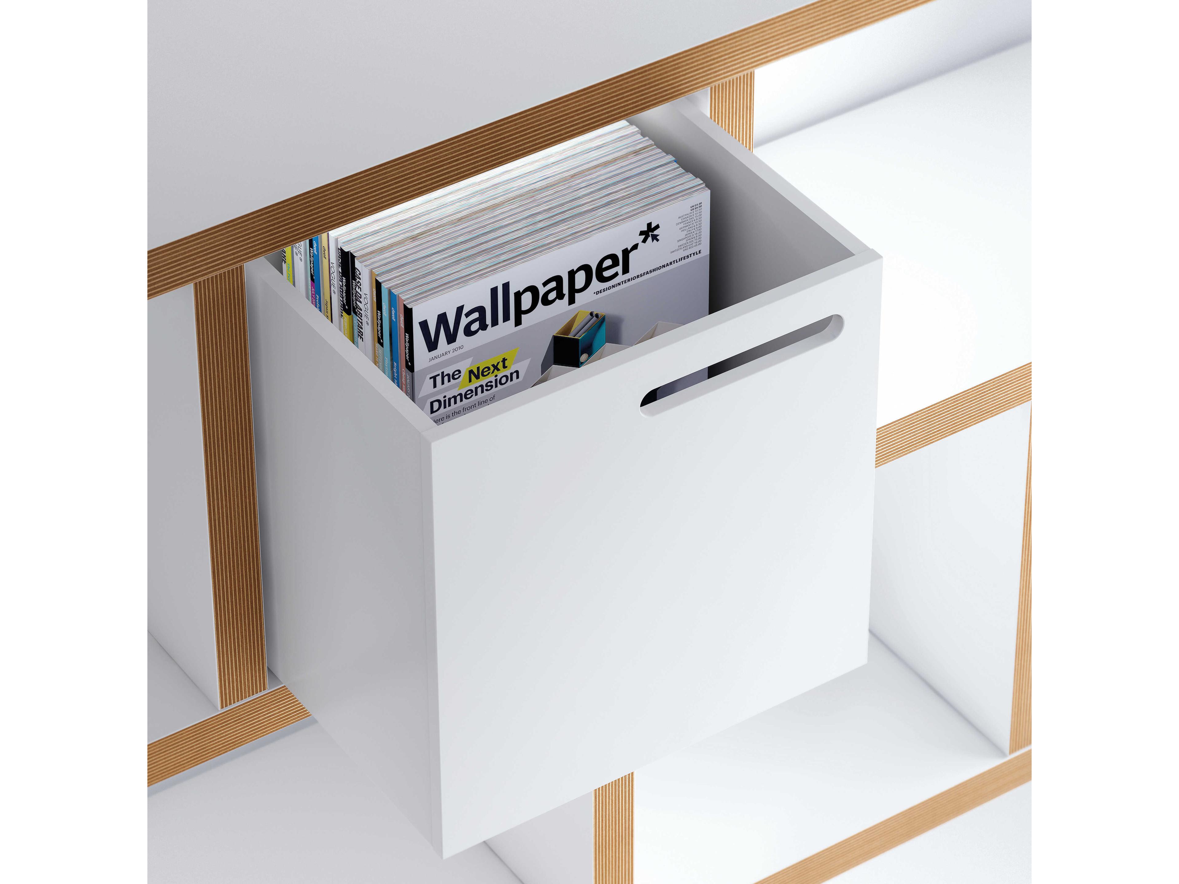 TemaHome Berlin Pure White Storage Bin