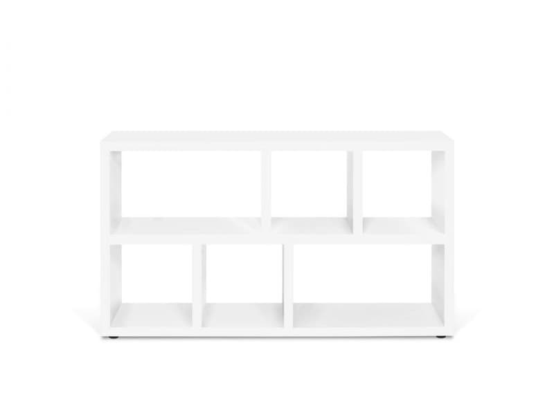 TemaHome Berlin Rectangular Wood Pure White Console Table