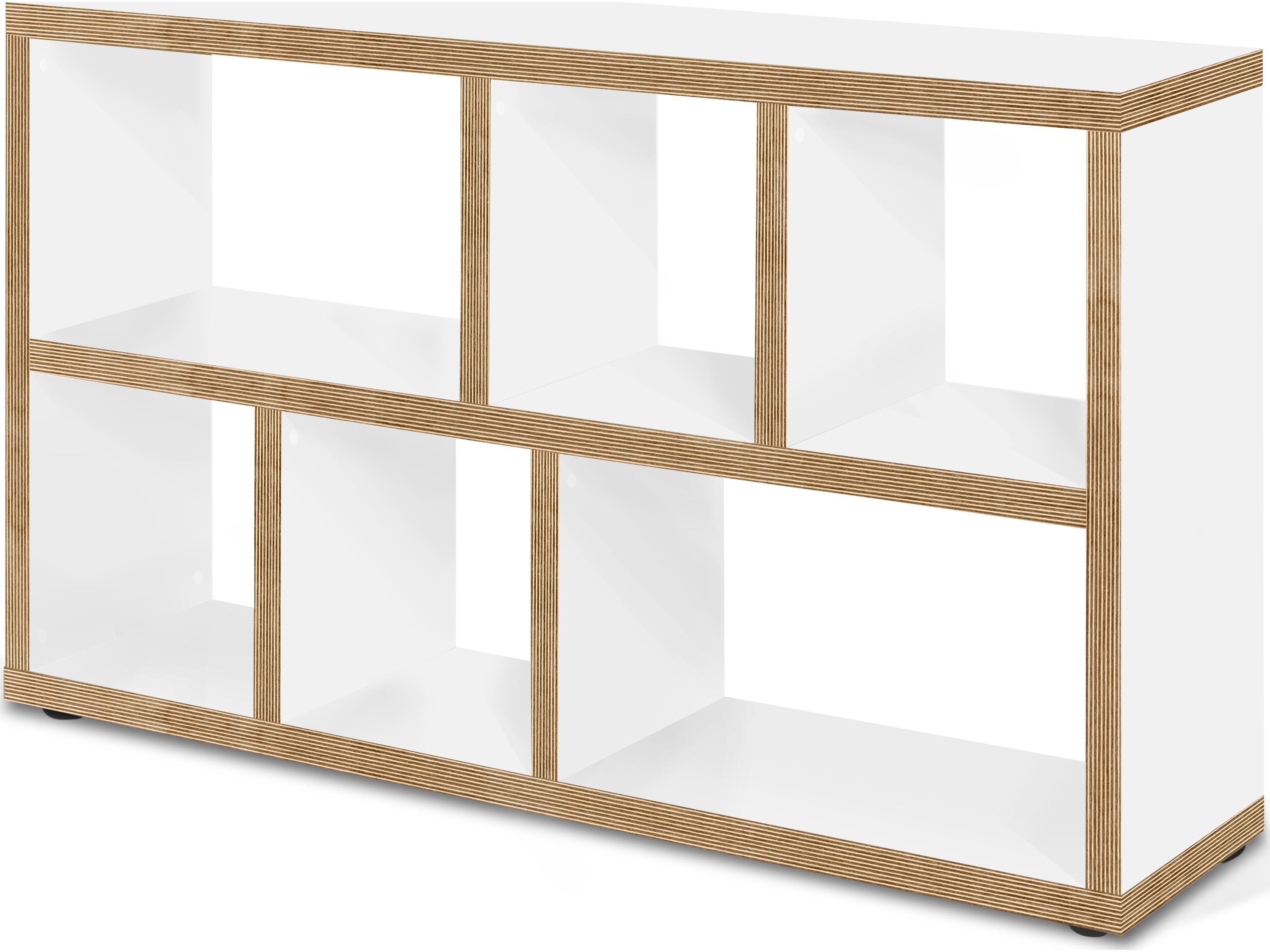 TemaHome Berlin Rectangular Pure White Plywood Console Table