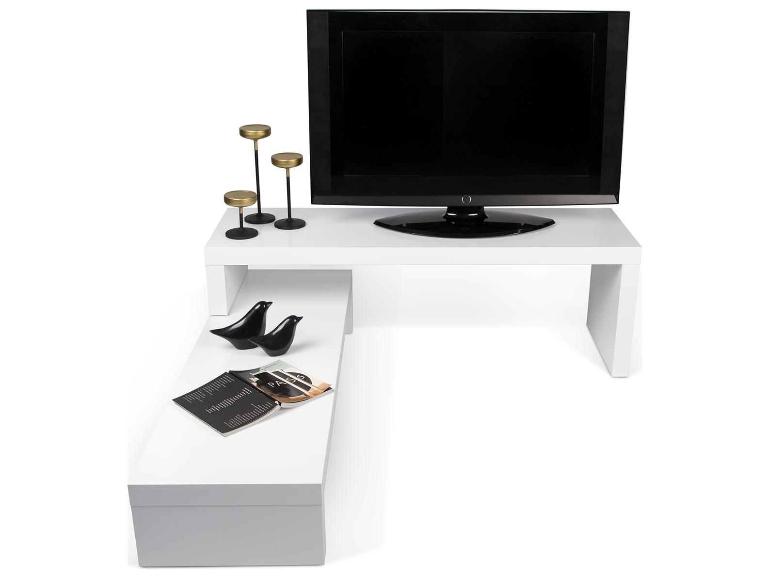 TemaHome Cliff 49" Pure White Media Console