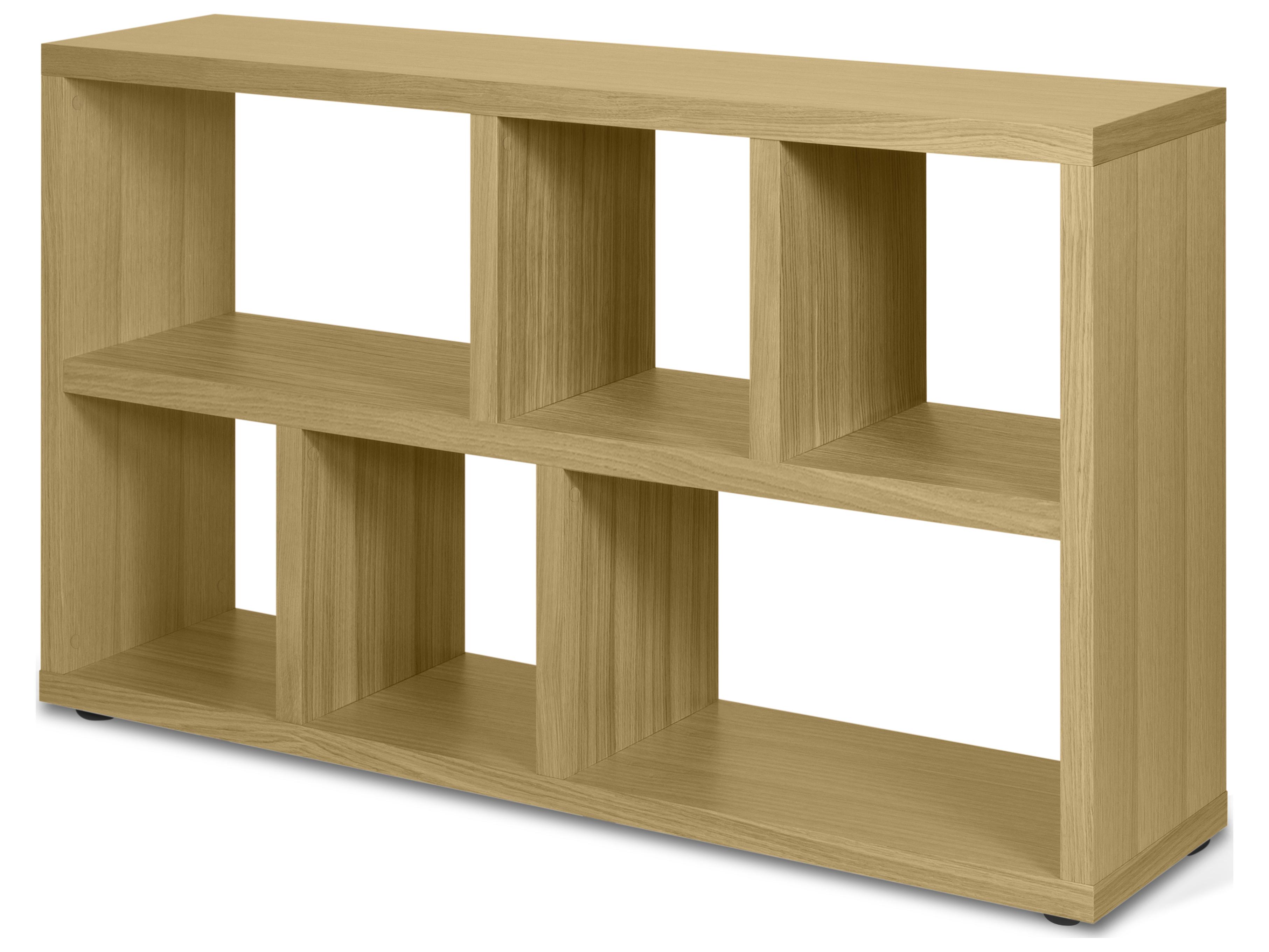 TemaHome Berlin Rectangular Wood Oak Console Table