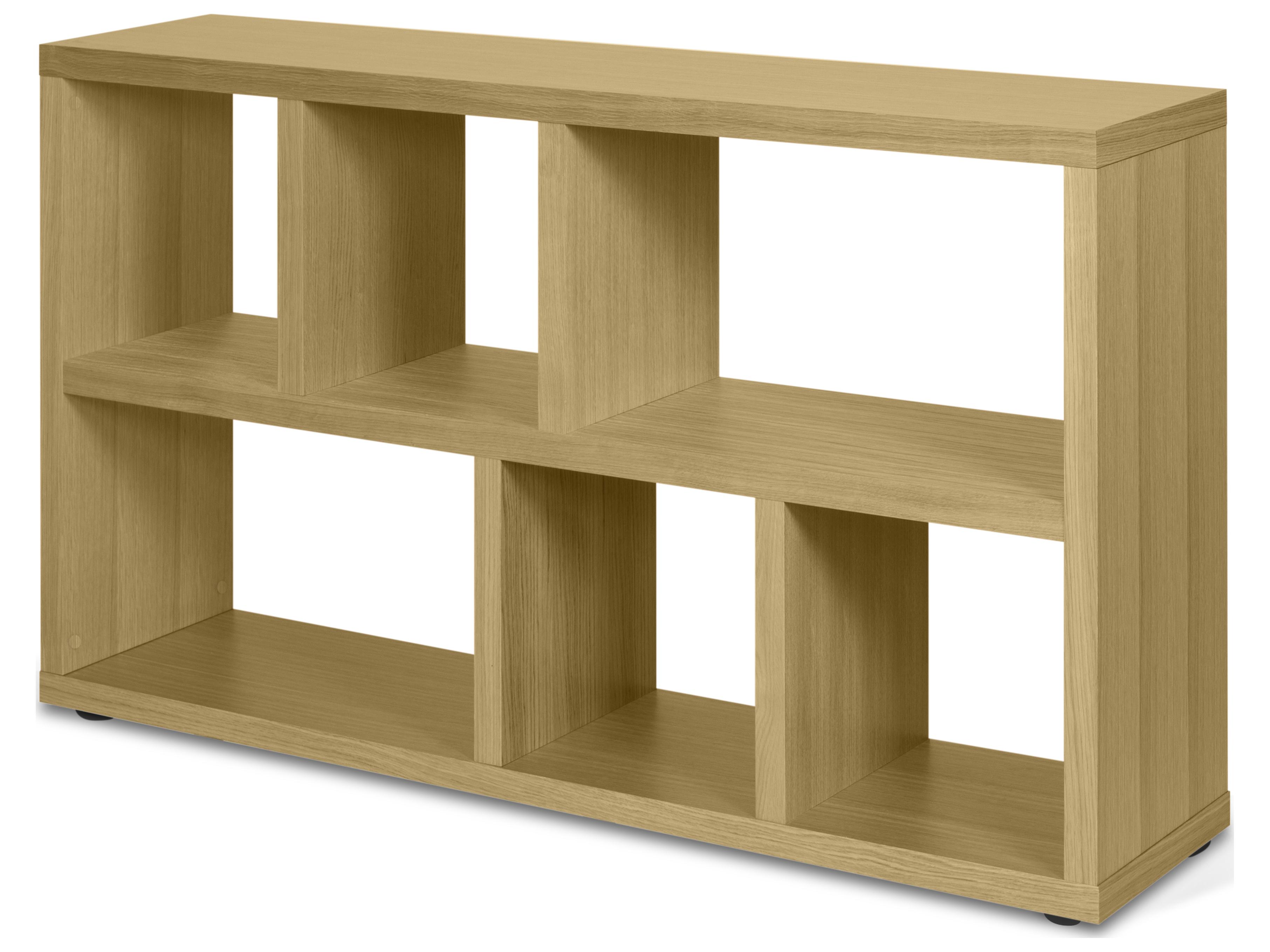 TemaHome Berlin Rectangular Wood Oak Console Table