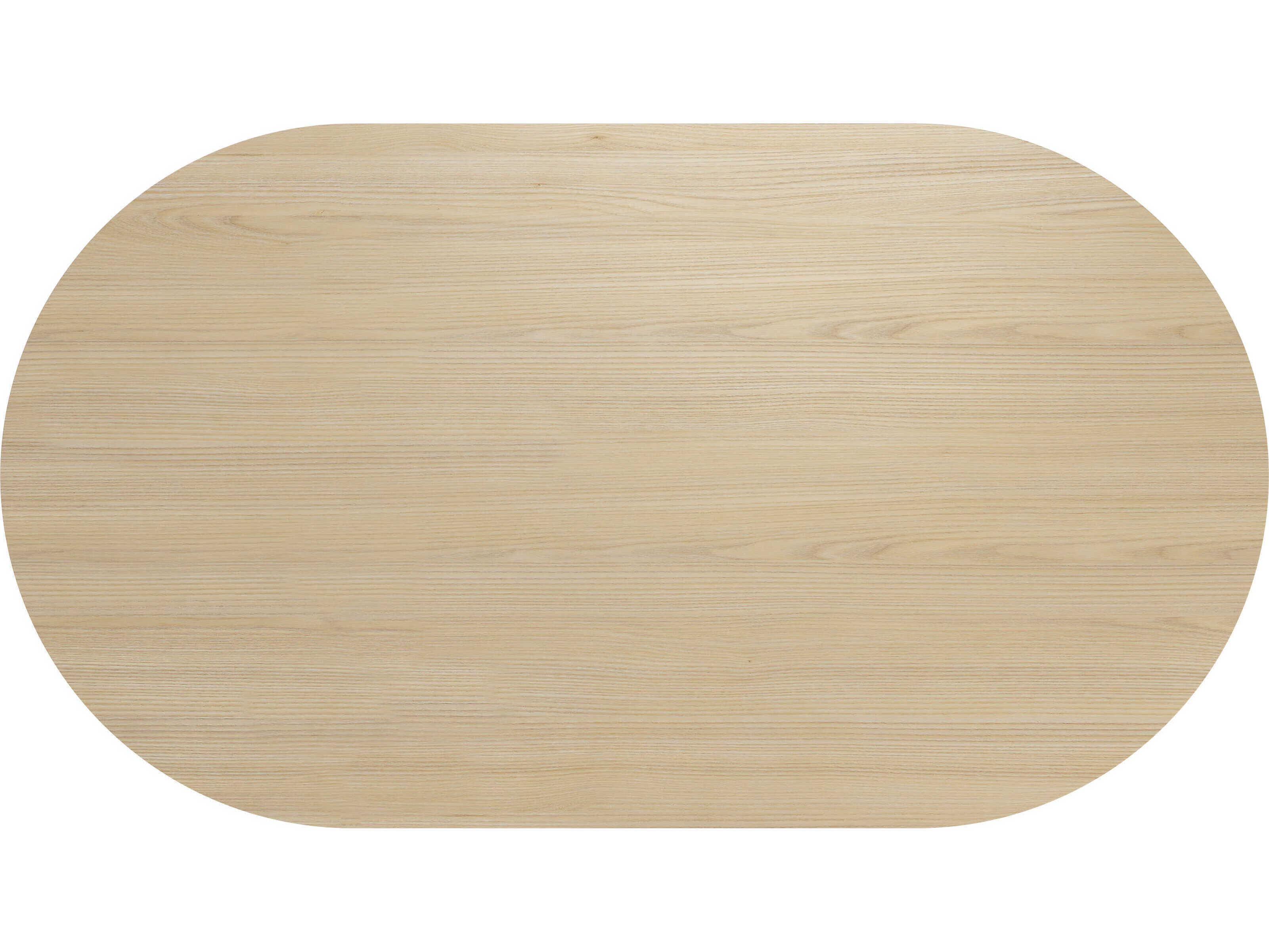 TemaHome Lago Oval Wood Light Oak Veneer Dining Table