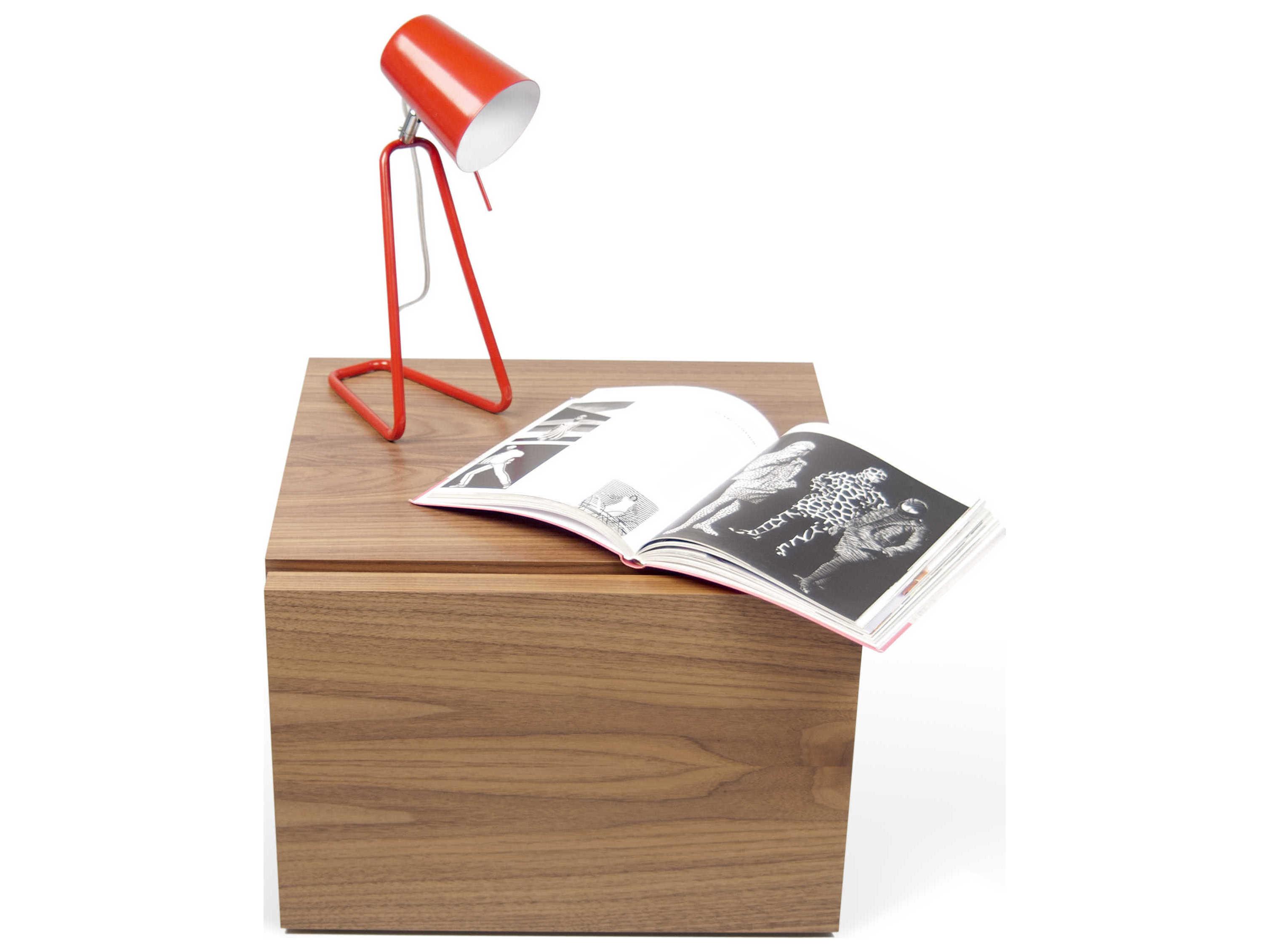 TemaHome Float 1-Drawer Brown Nightstand