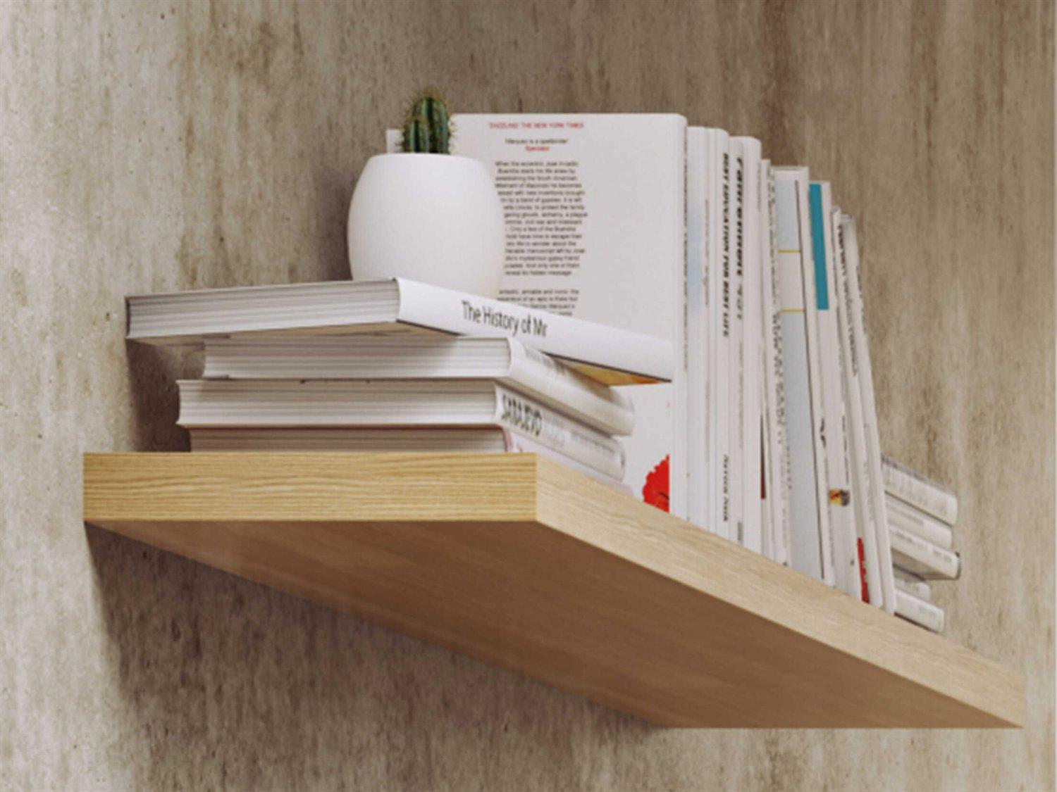 TemaHome Balda Oak 47" Wall Shelf