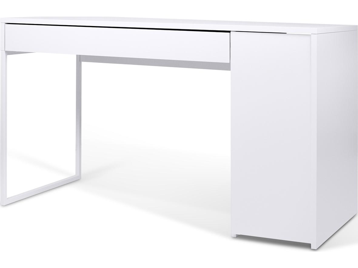 TemaHome Prado Pure White Lacquer Computer Desk