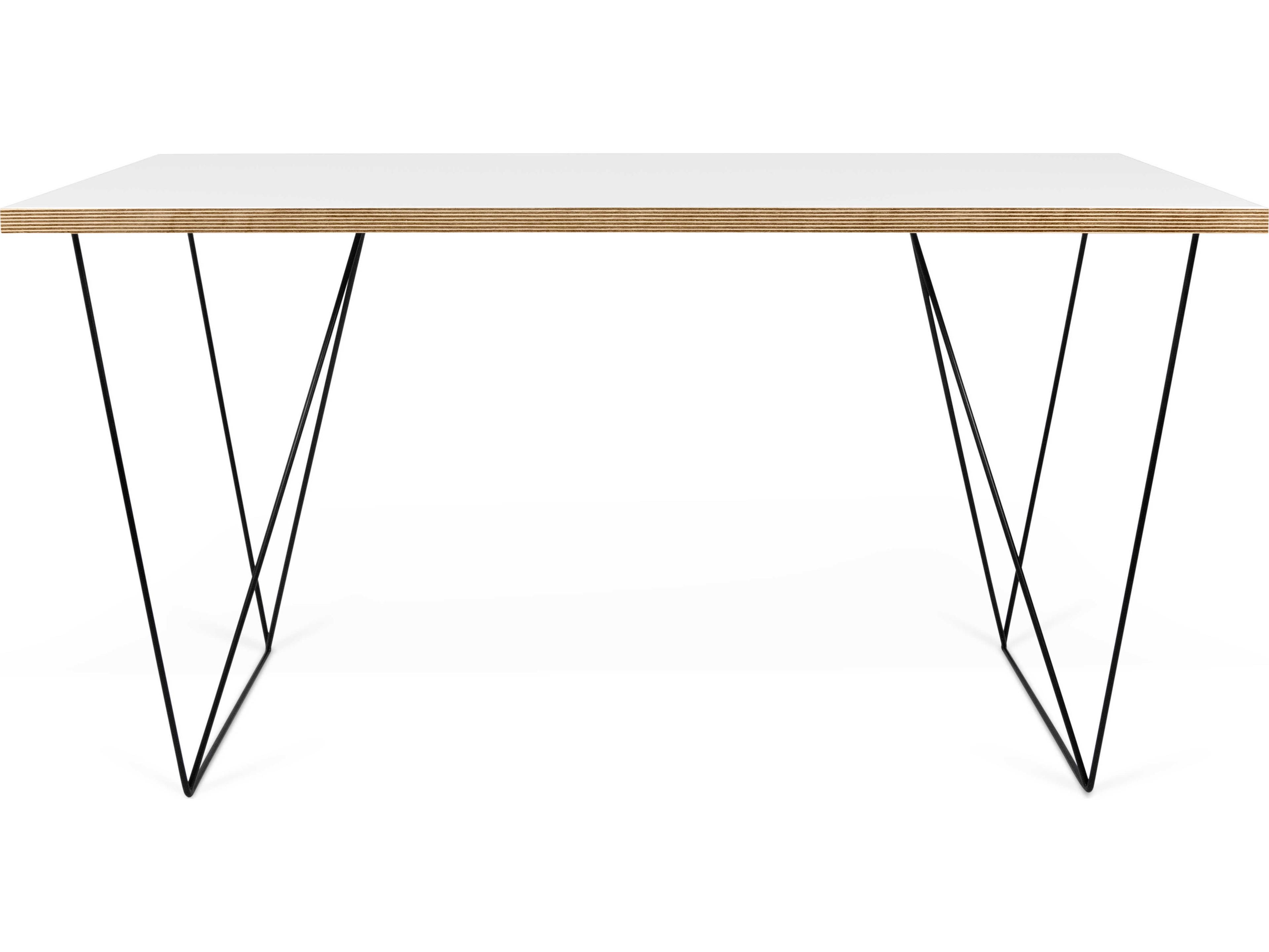 TemaHome Flow Black Computer Desk