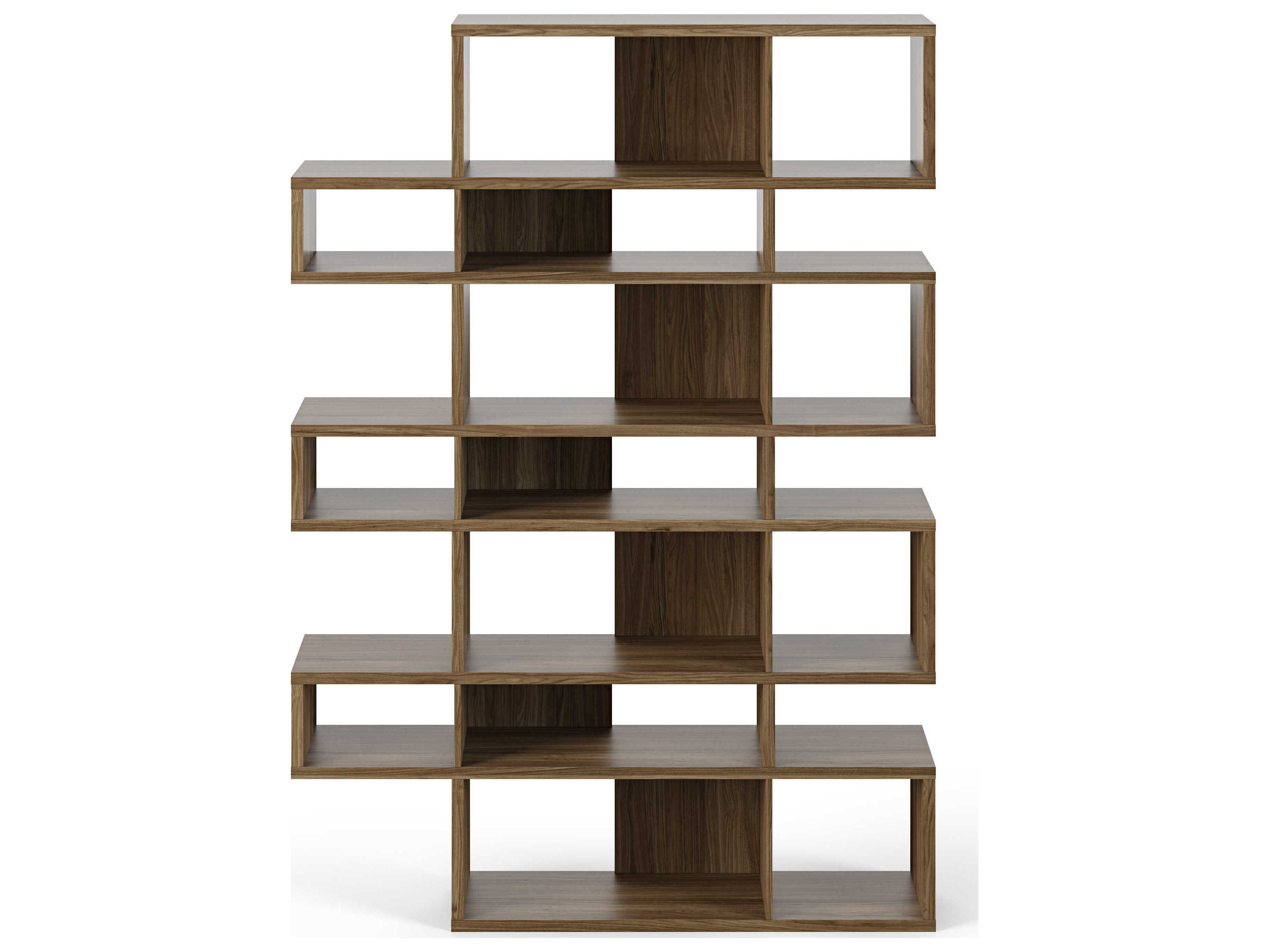 TemaHome London Walnut Frame Backs Bookcase