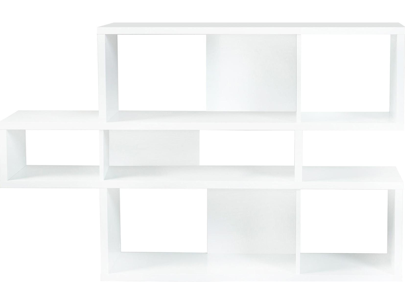 TemaHome London Pure White Frame Bookcase