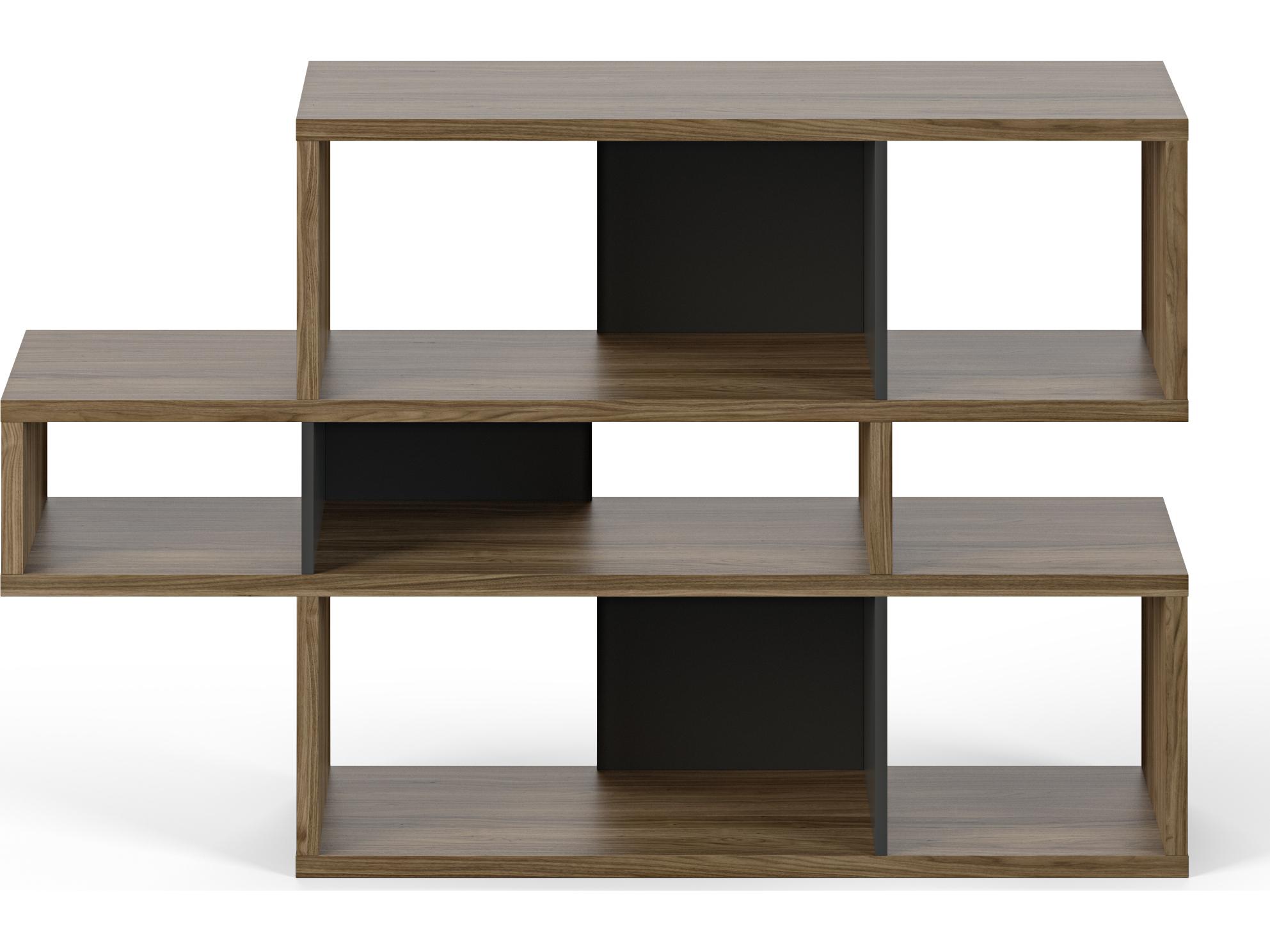 TemaHome London Walnut Frame Bookcase