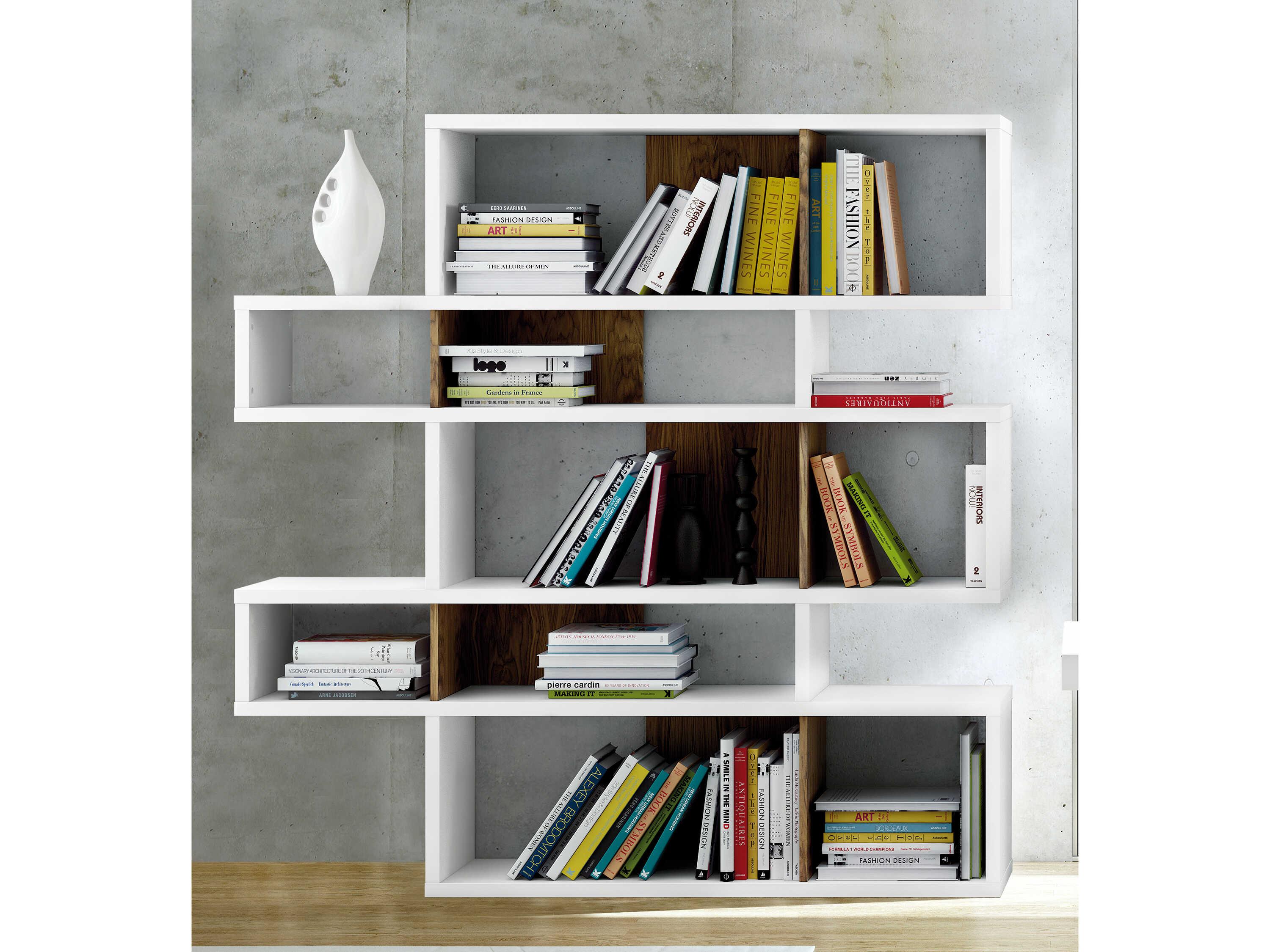 TemaHome London Pure White Frame Bookcase