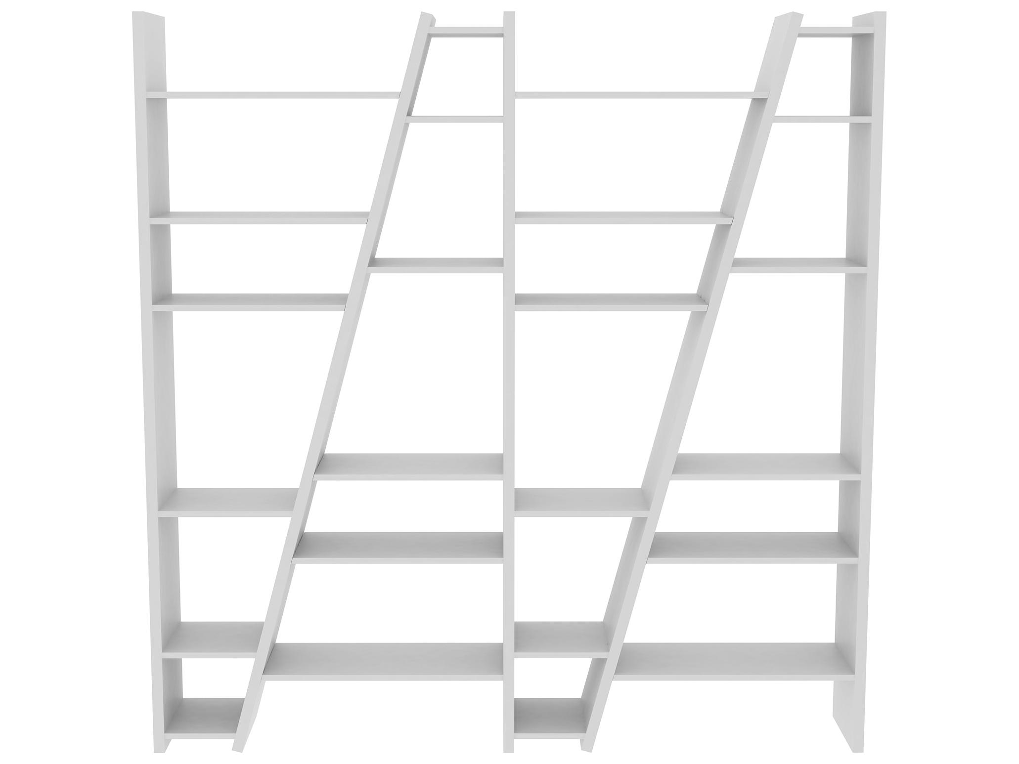TemaHome Delta Pure White Bookcase