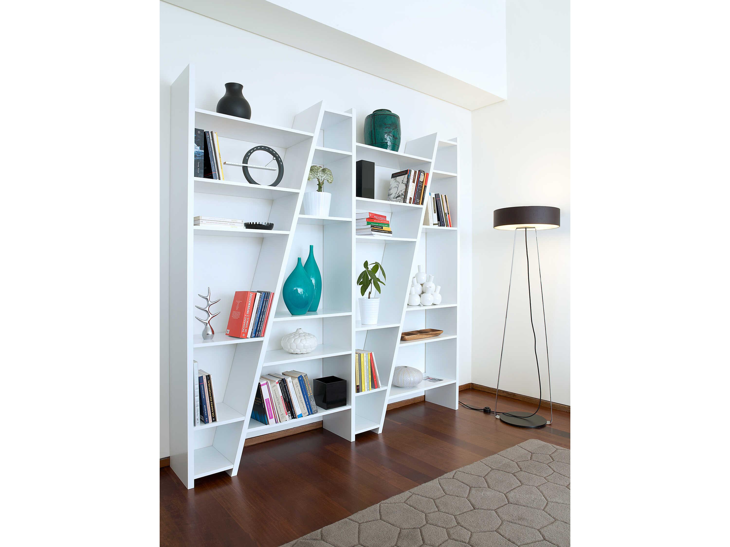 TemaHome Delta Pure White Bookcase