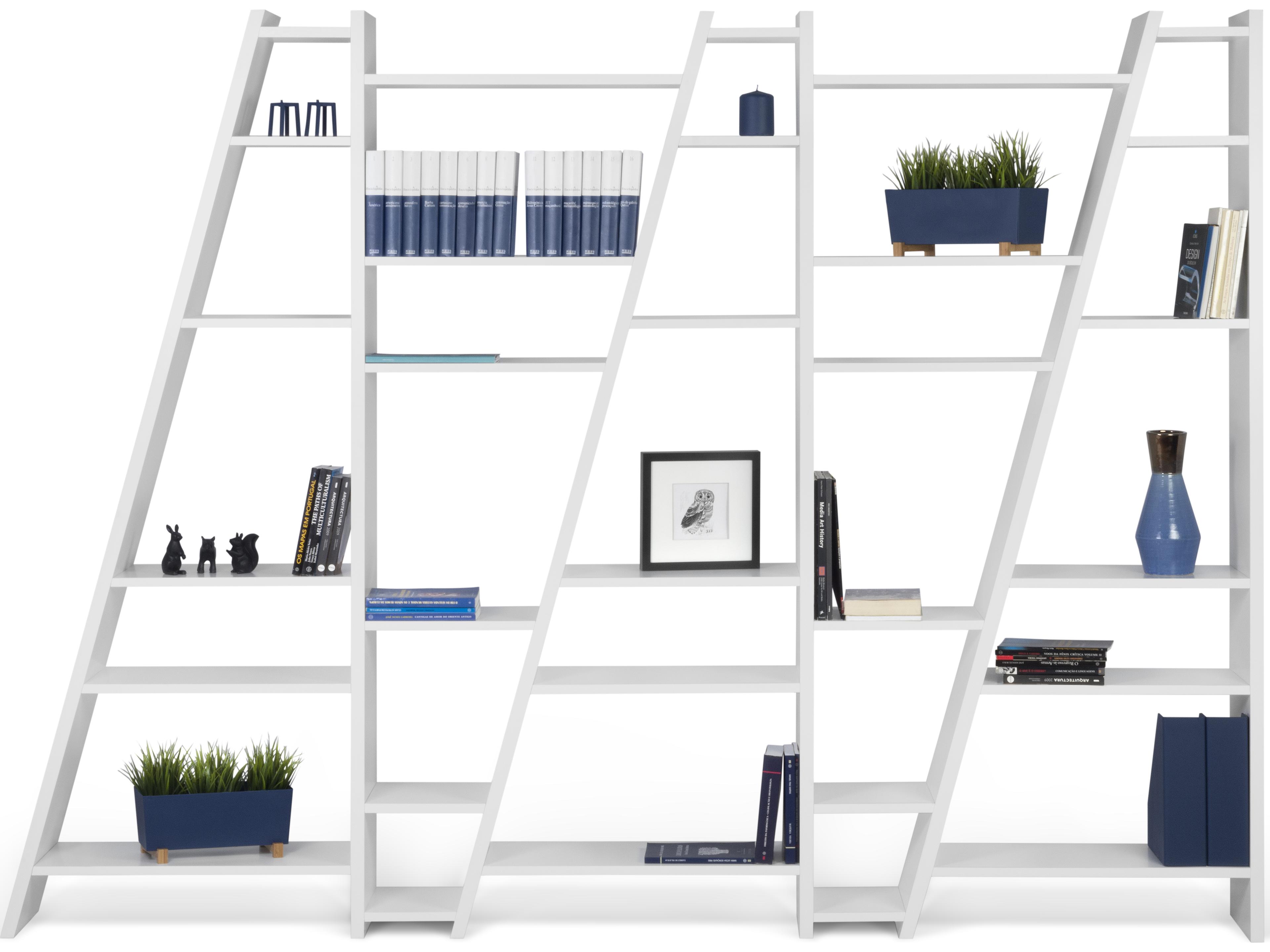 TemaHome Delta Pure White Bookcase