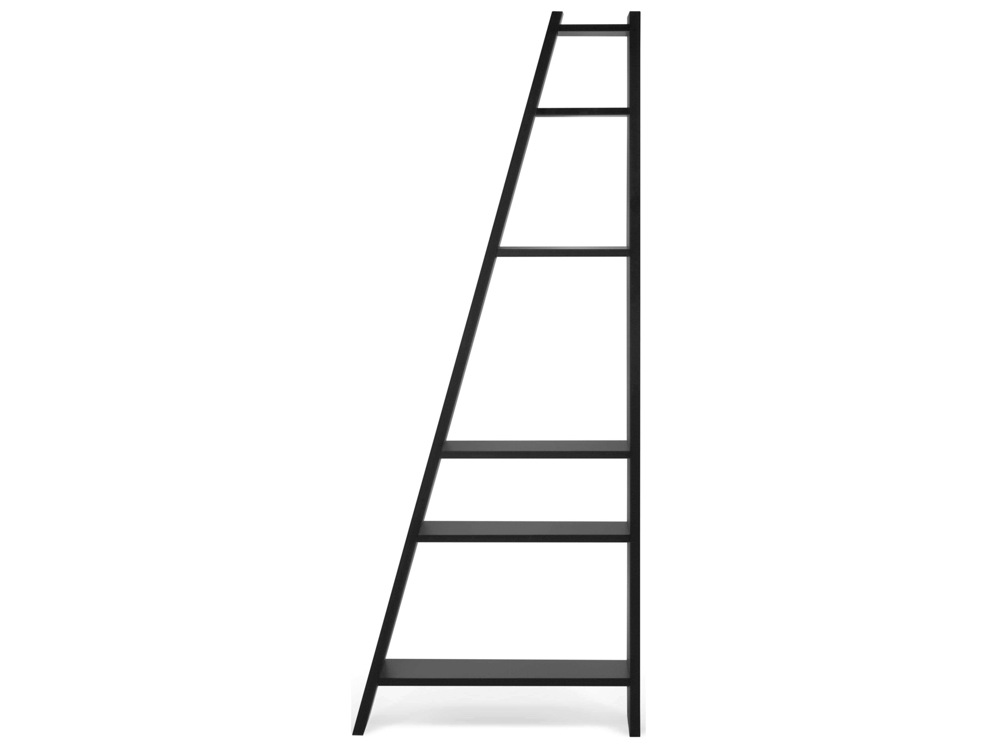 TemaHome Delta Pure Black Bookcase