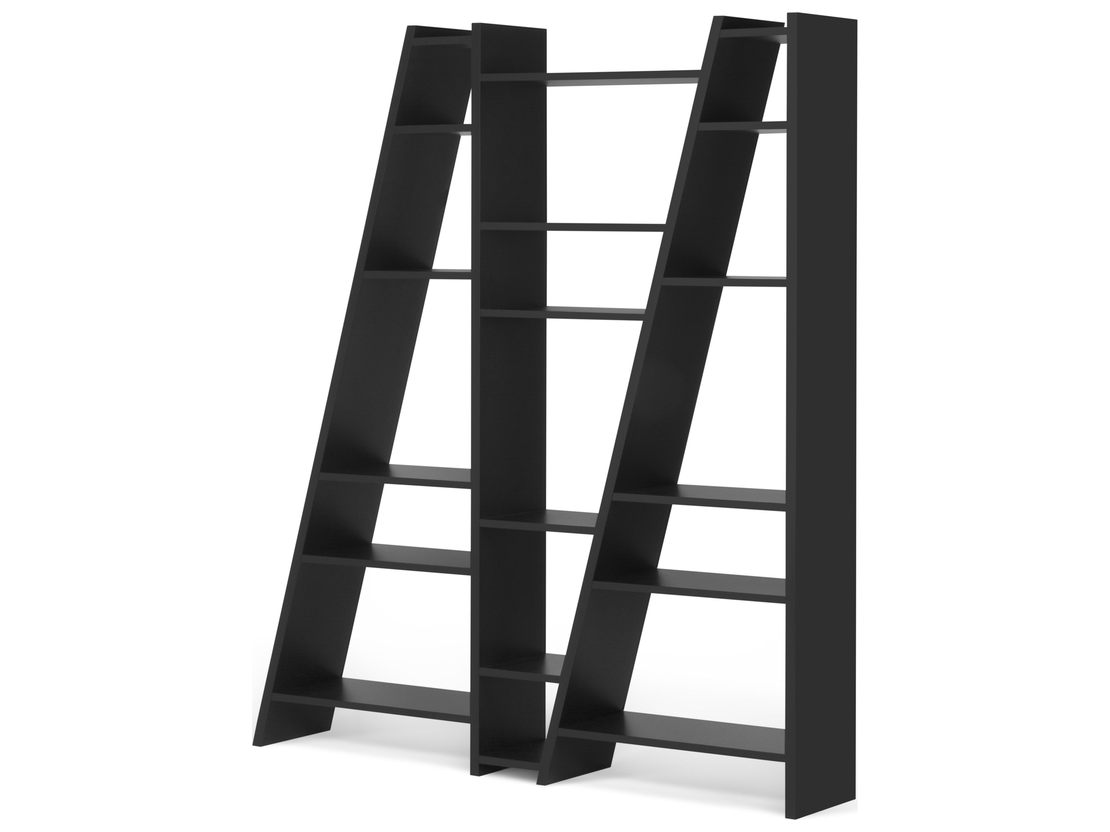 TemaHome Delta Pure Black Bookcase