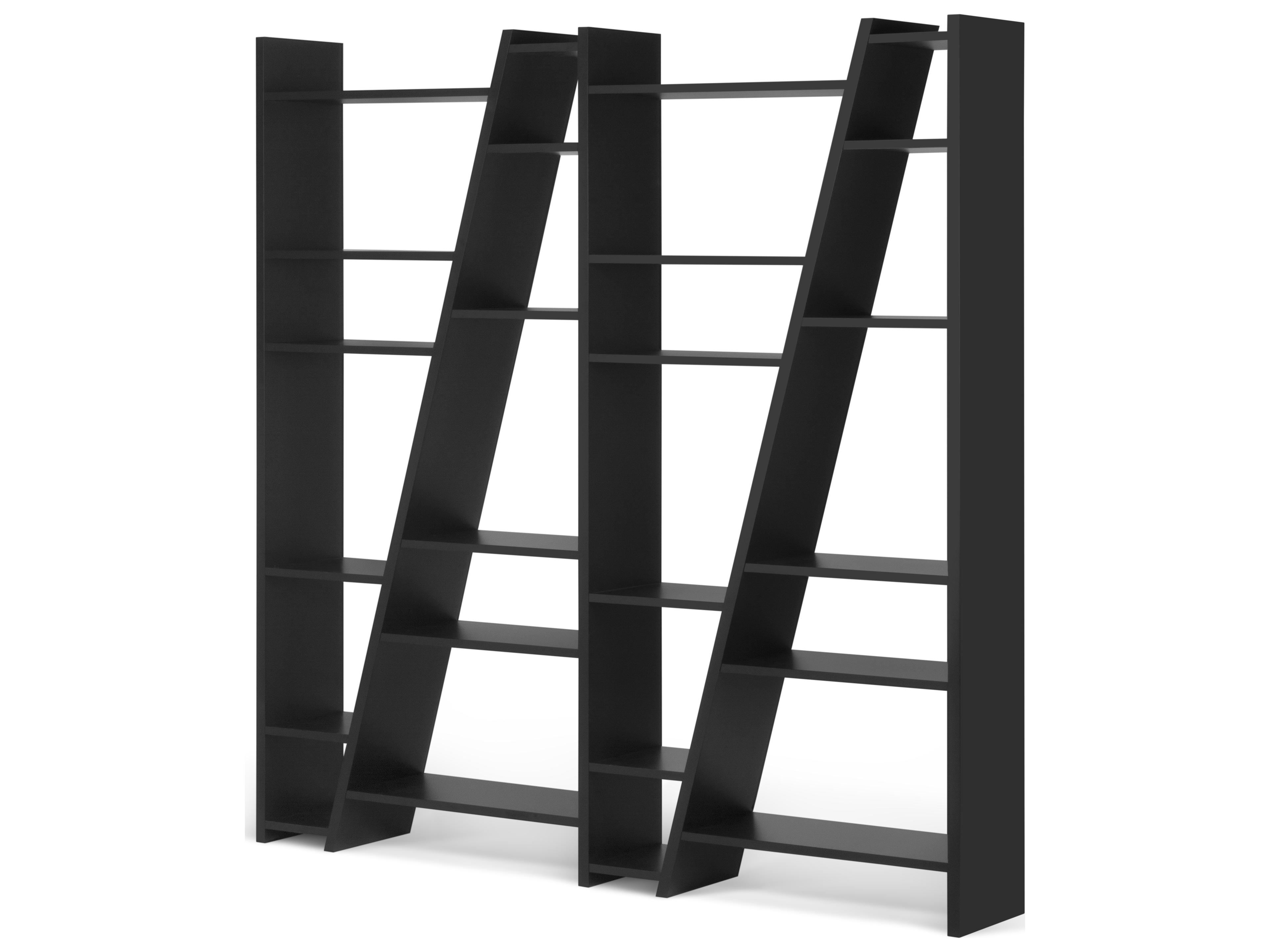 TemaHome Delta Pure Black Bookcase