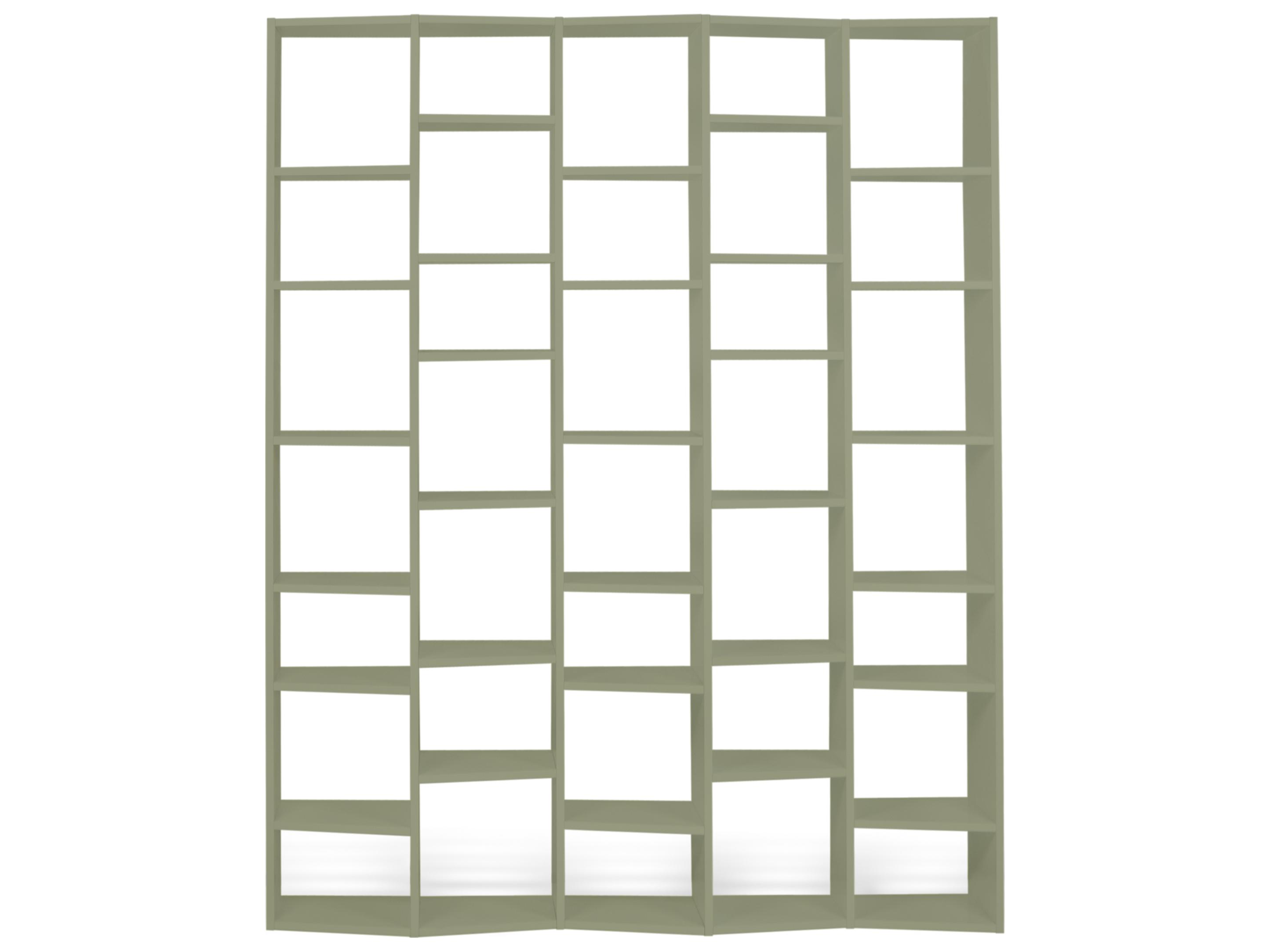 TemaHome Valsa Matte Grey Bookcase