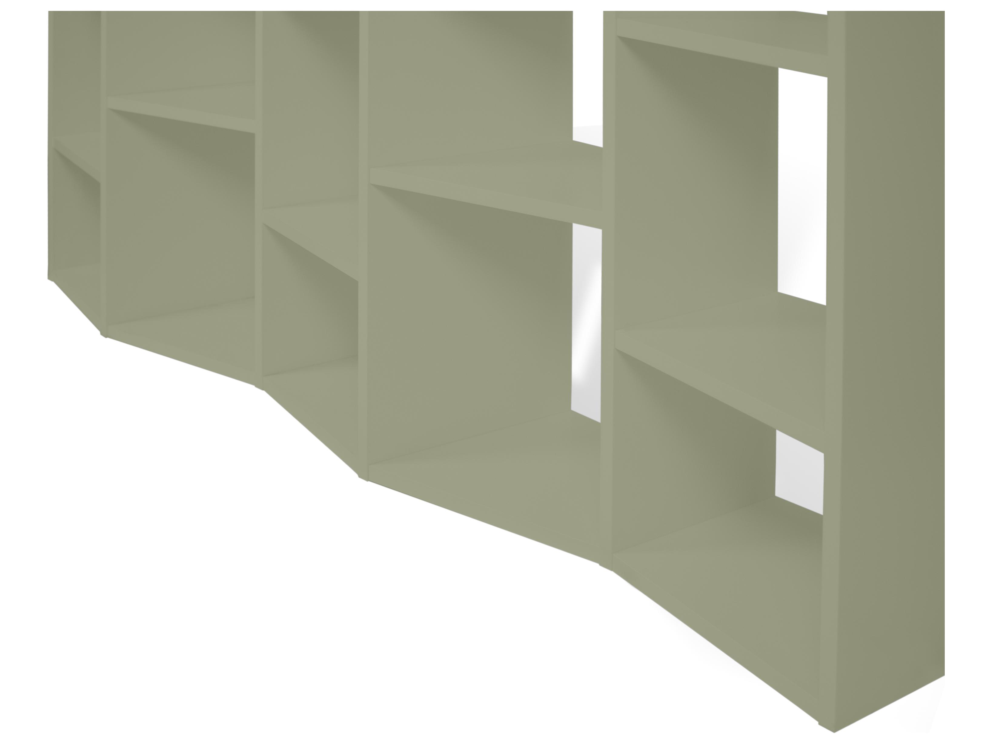TemaHome Valsa Matte Grey Bookcase