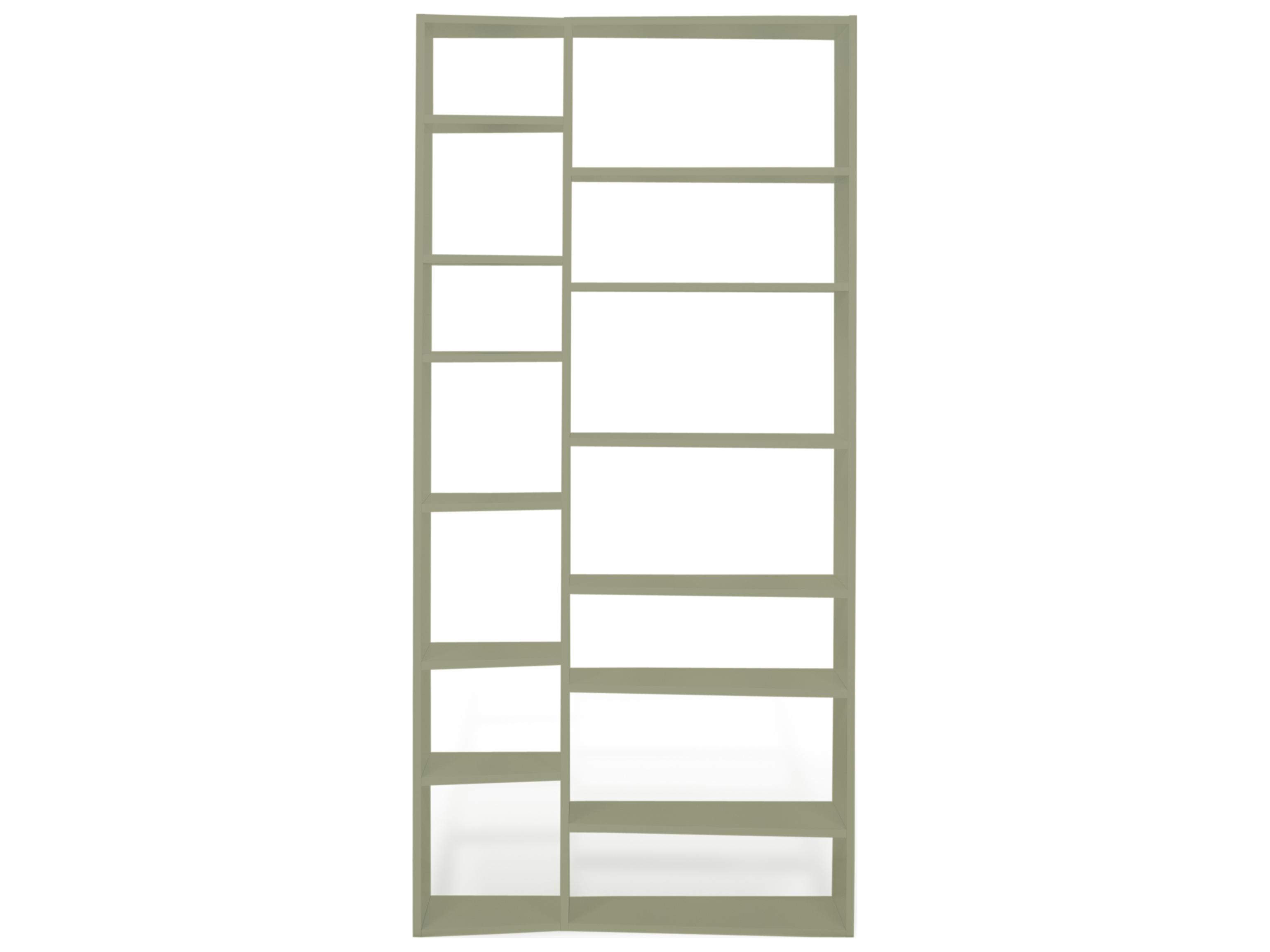 TemaHome Valsa Matte Grey Bookcase