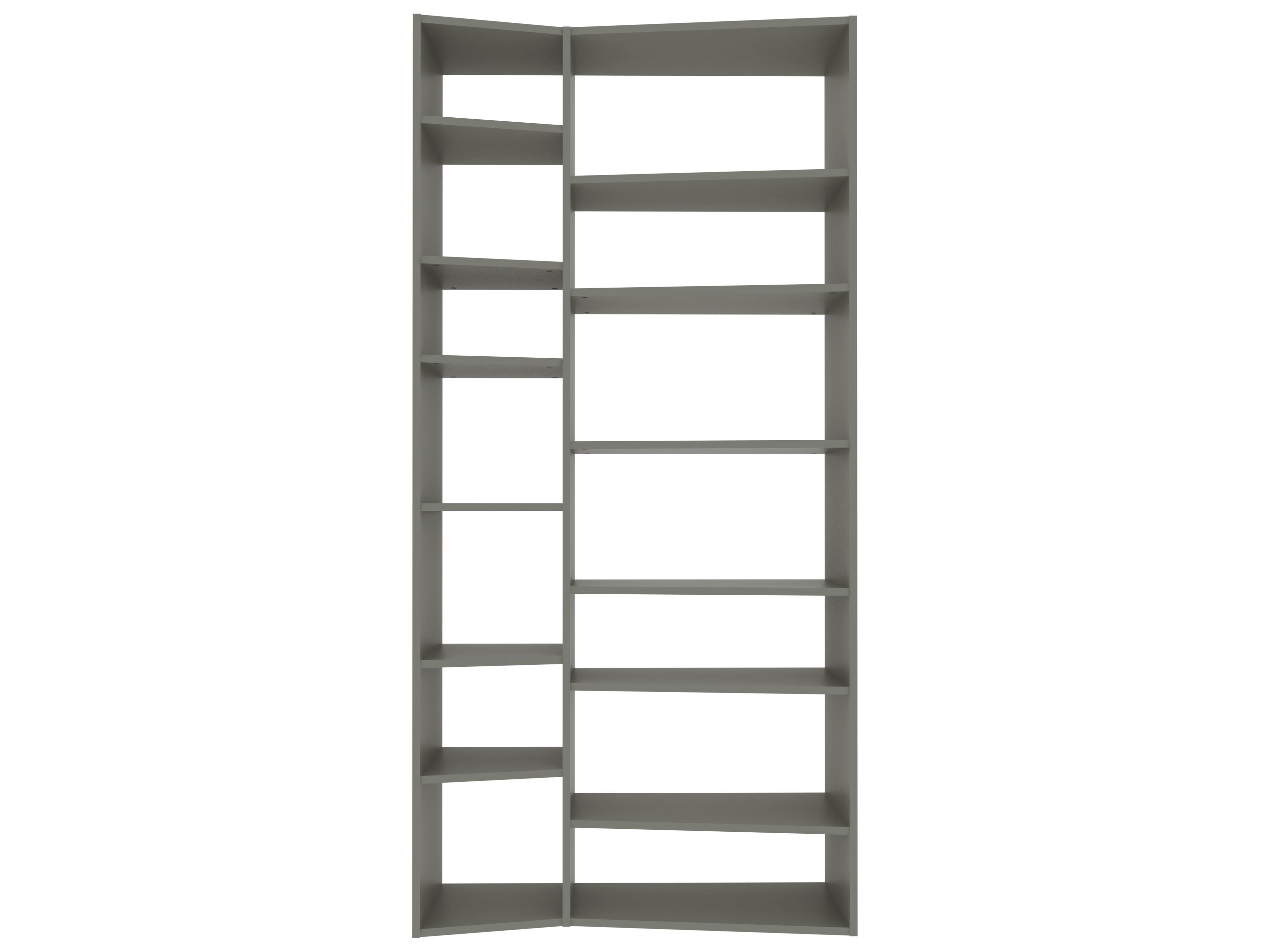 TemaHome Valsa Matte Grey Bookcase