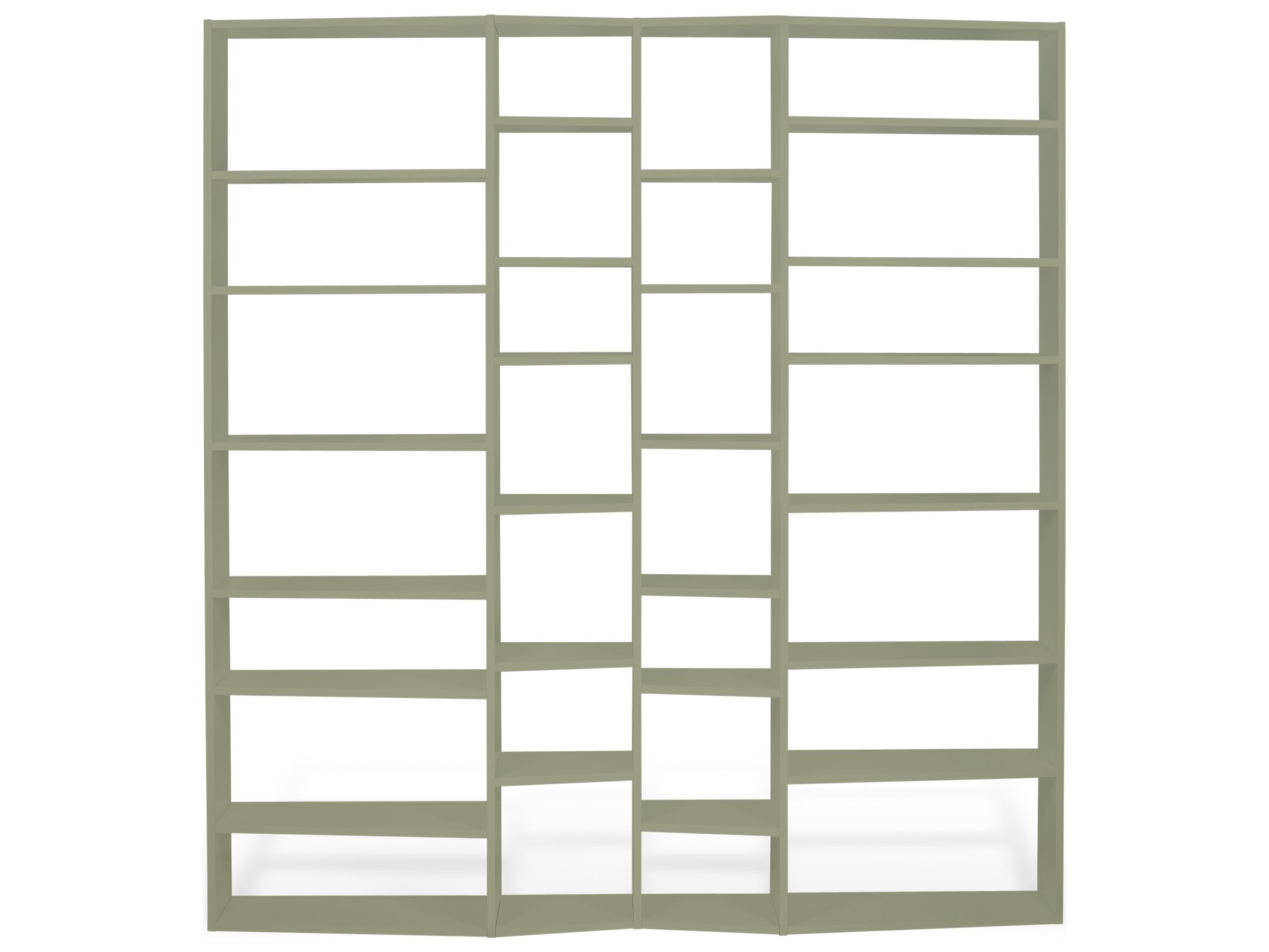 TemaHome Valsa Matte Grey Bookcase