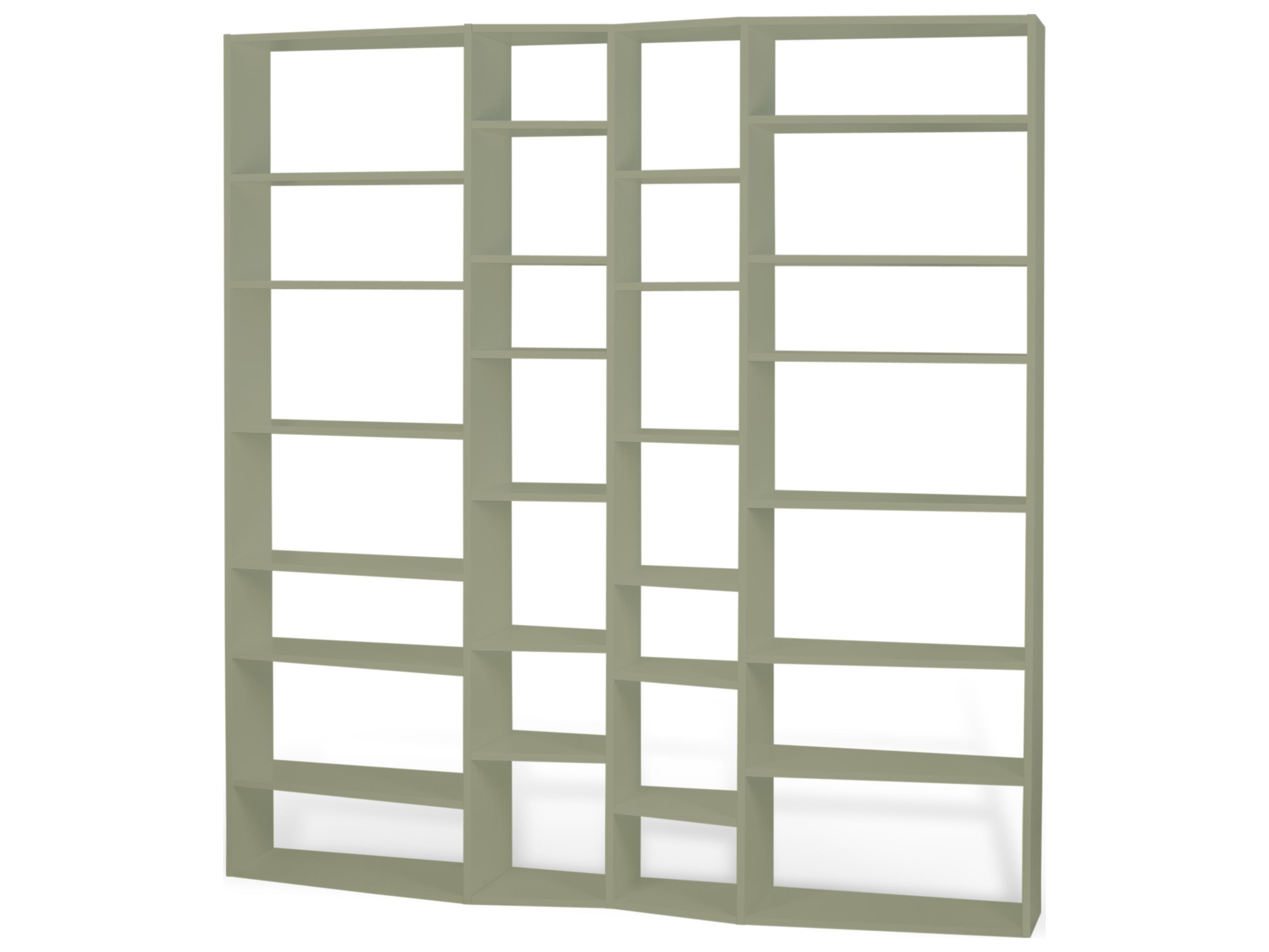 TemaHome Valsa Matte Grey Bookcase