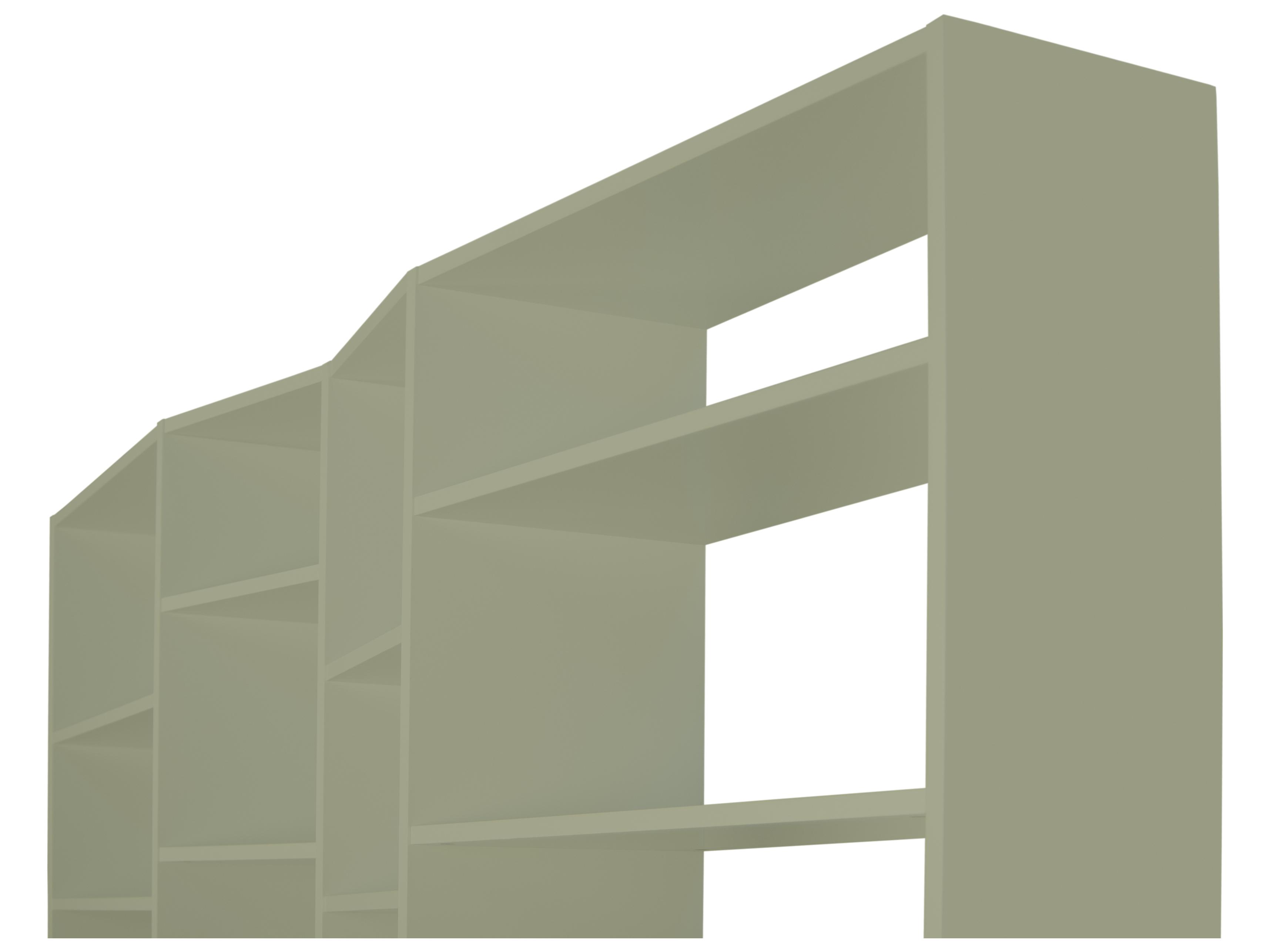 TemaHome Valsa Matte Grey Bookcase