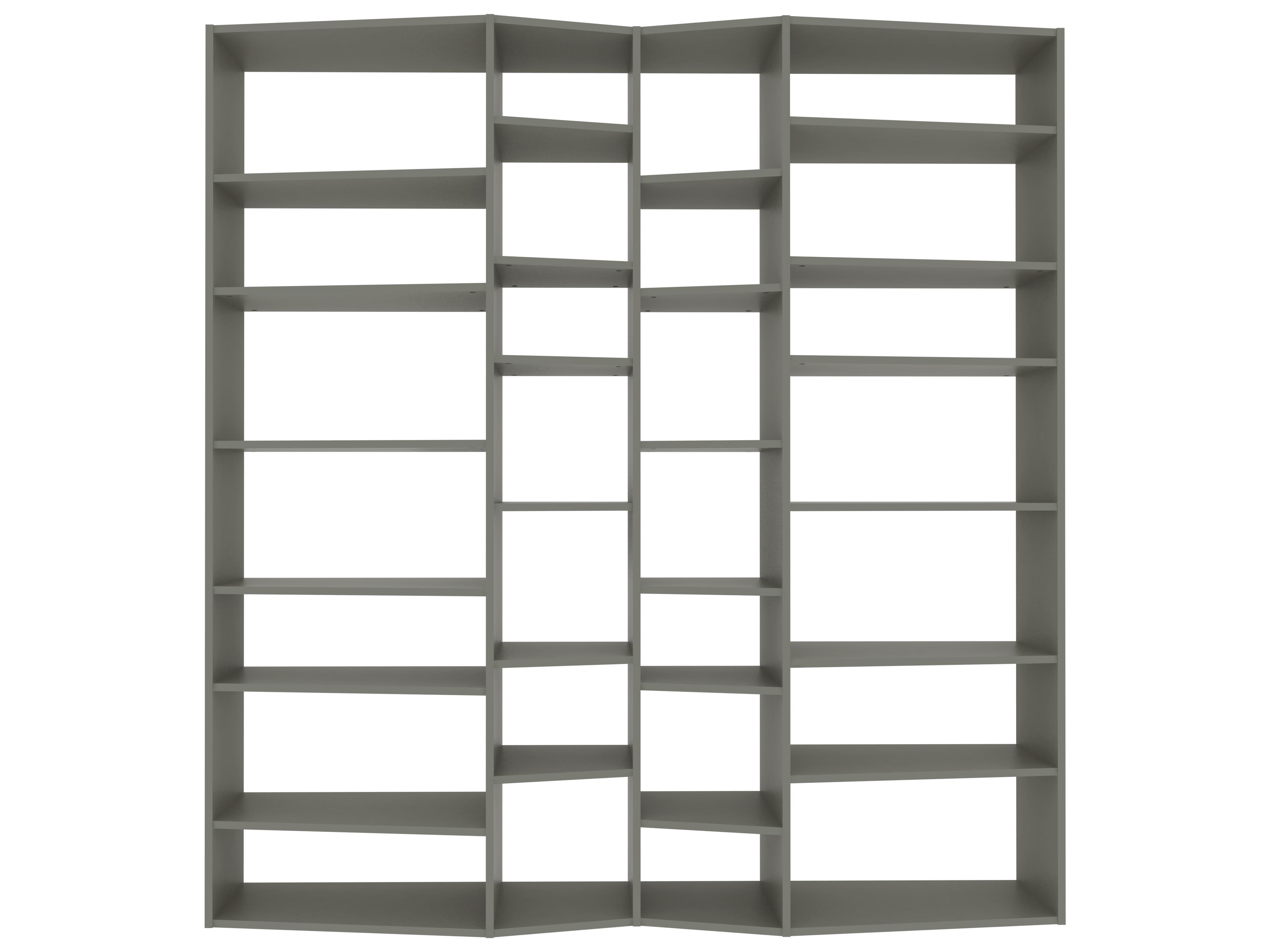 TemaHome Valsa Matte Grey Bookcase