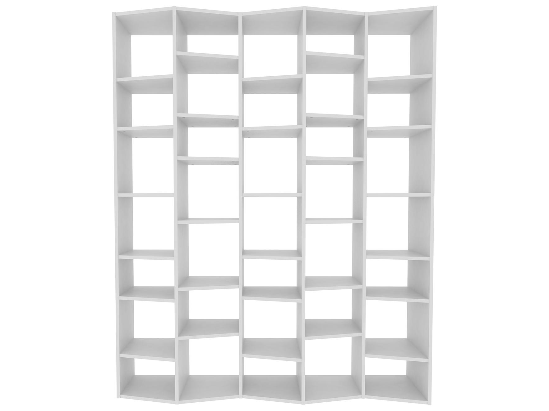 TemaHome Valsa Pure White Bookcase