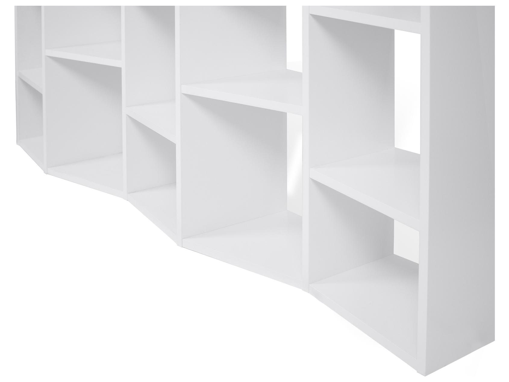 TemaHome Valsa Pure White Bookcase