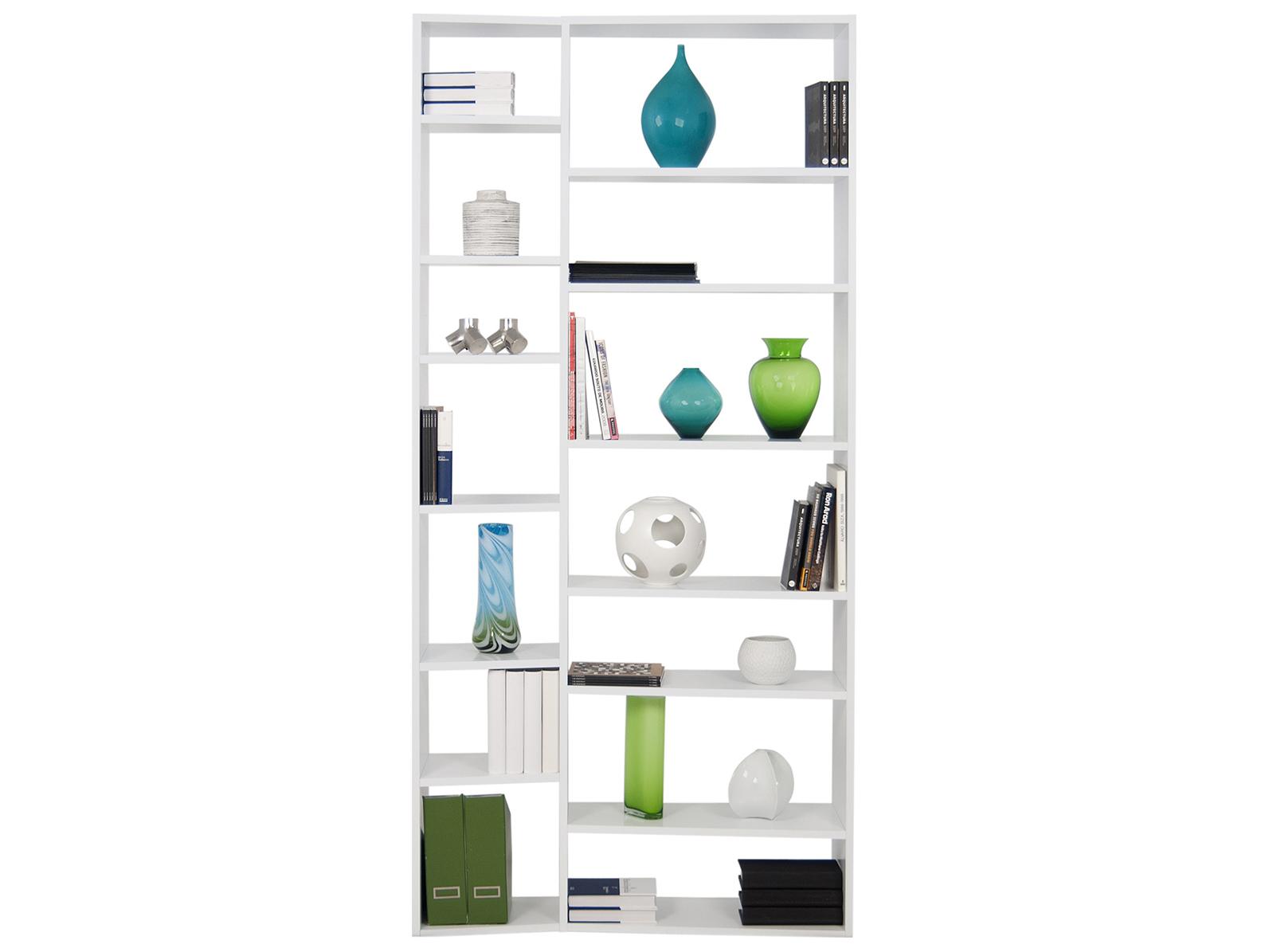 TemaHome Valsa Pure White Bookcase